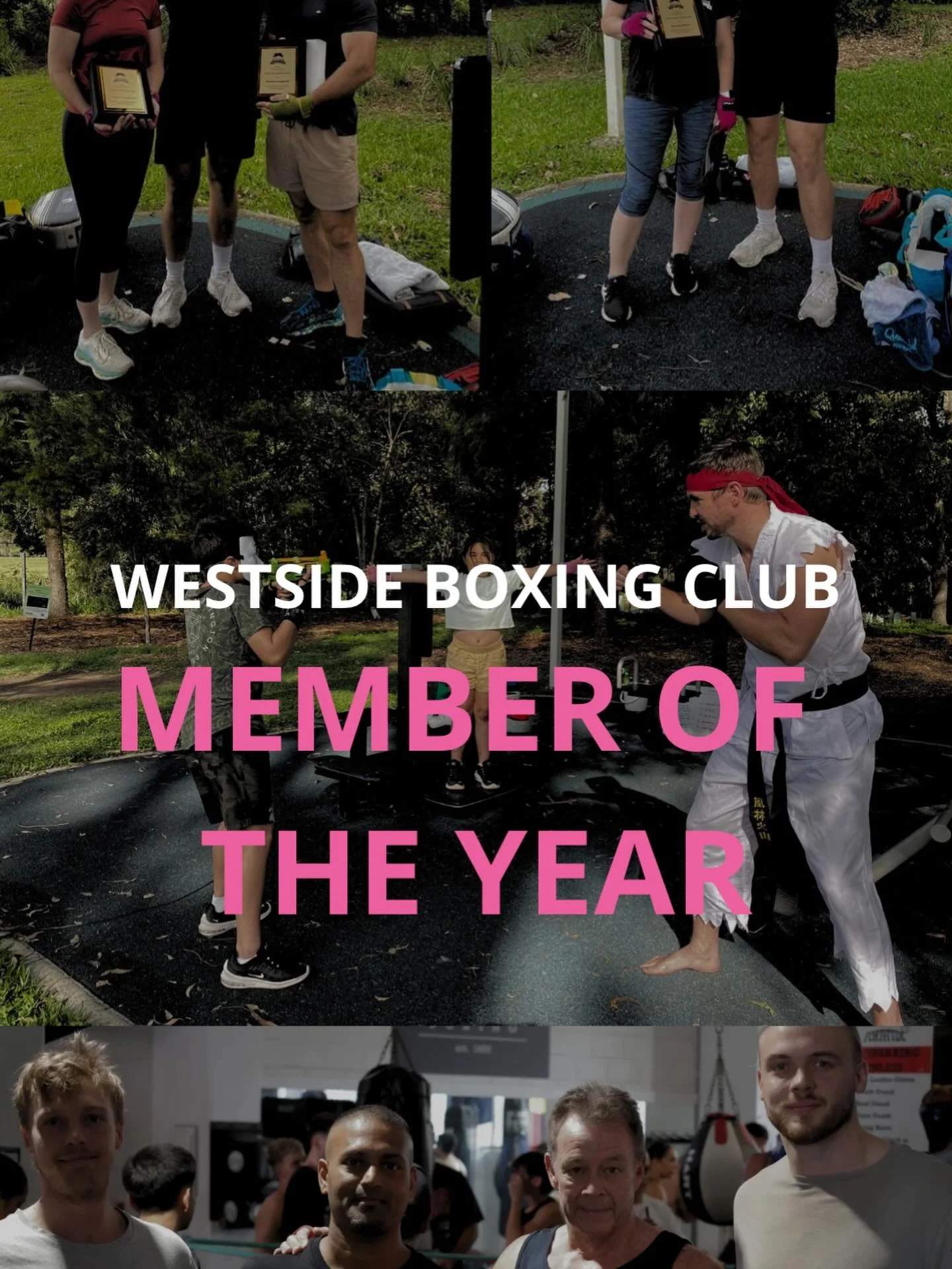 🥇 MEMBERS OF THE YEAR

Westside Boxing Club has always been about its community and one of the greatest privileges I have every year is awarding the member(s) of the year. I wanted to reflect on what that truly means. 

We started from very humble b