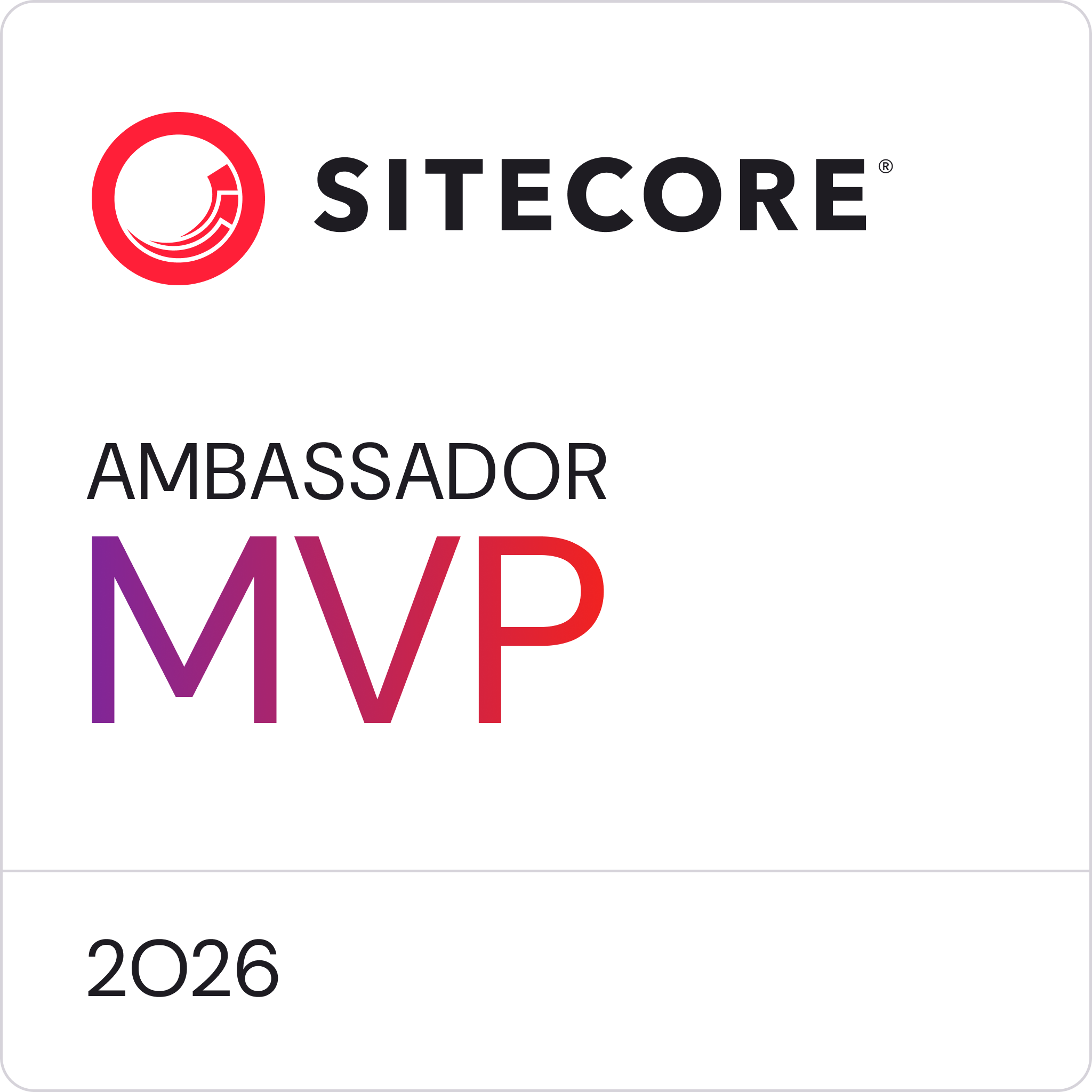 7x Sitecore MVP 