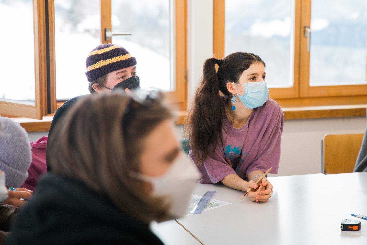 Forestry Class at Ecole d'Humanité