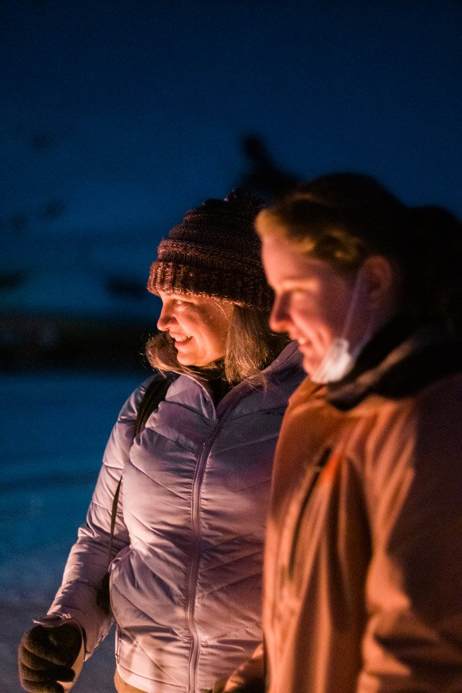 Torchlit Skiing at the Ecole d'Humanité