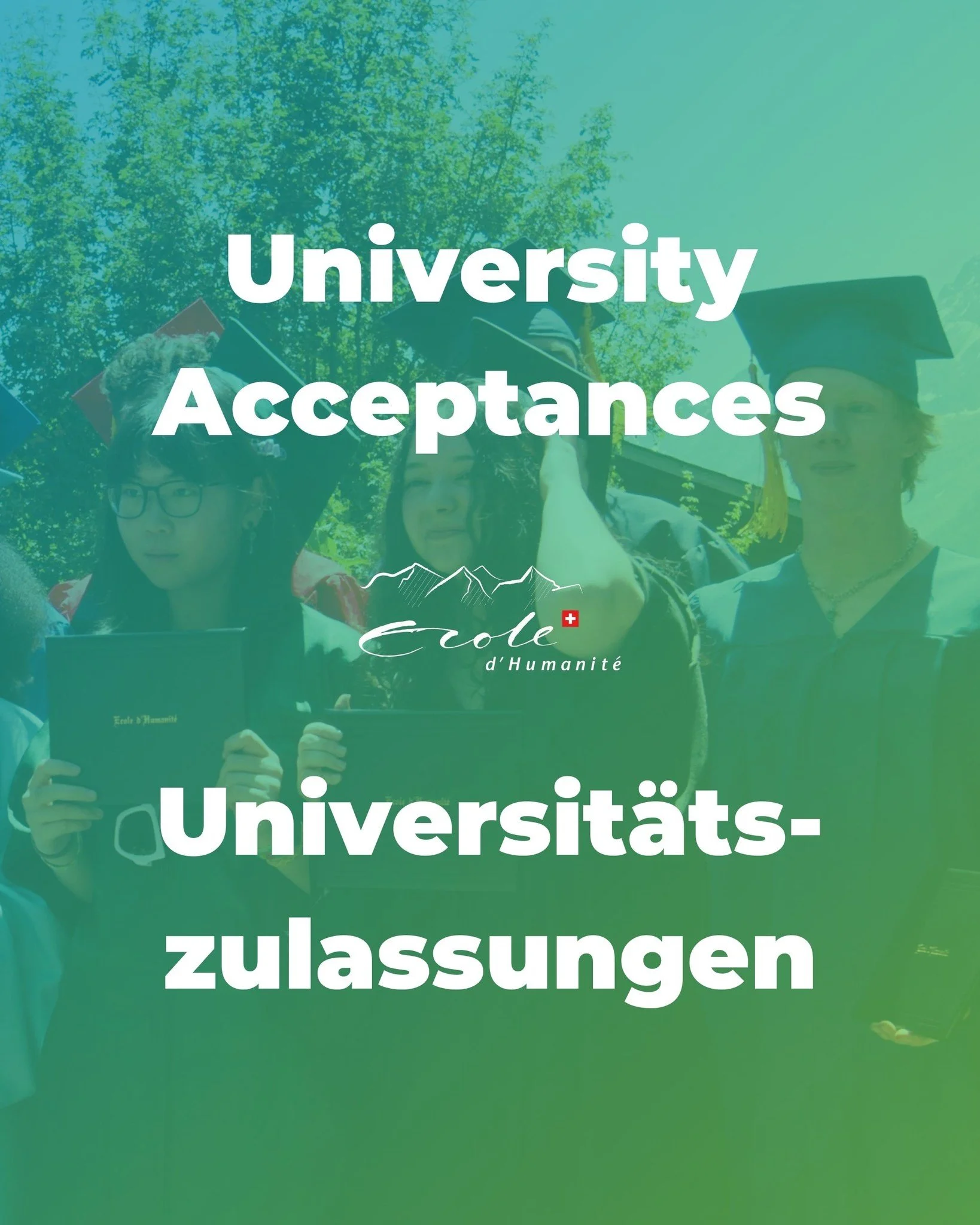 Each year, graduating students face a familiar question: what lies ahead? 🎓

At the Ecole, this step is supported from early on. Starting in Grade 10, students benefit from individual university advising and a structured college counselling process 