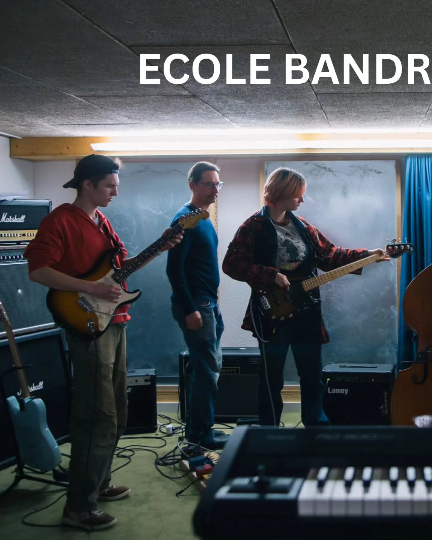 Many of our co-curricular courses revolve around music. For example Rock Jam and Music Production &ndash; the two courses shown in these photos &ndash; give Ecolianers the chance to experiment, perform and record their own work. 🎸🎹

For decades, Ec