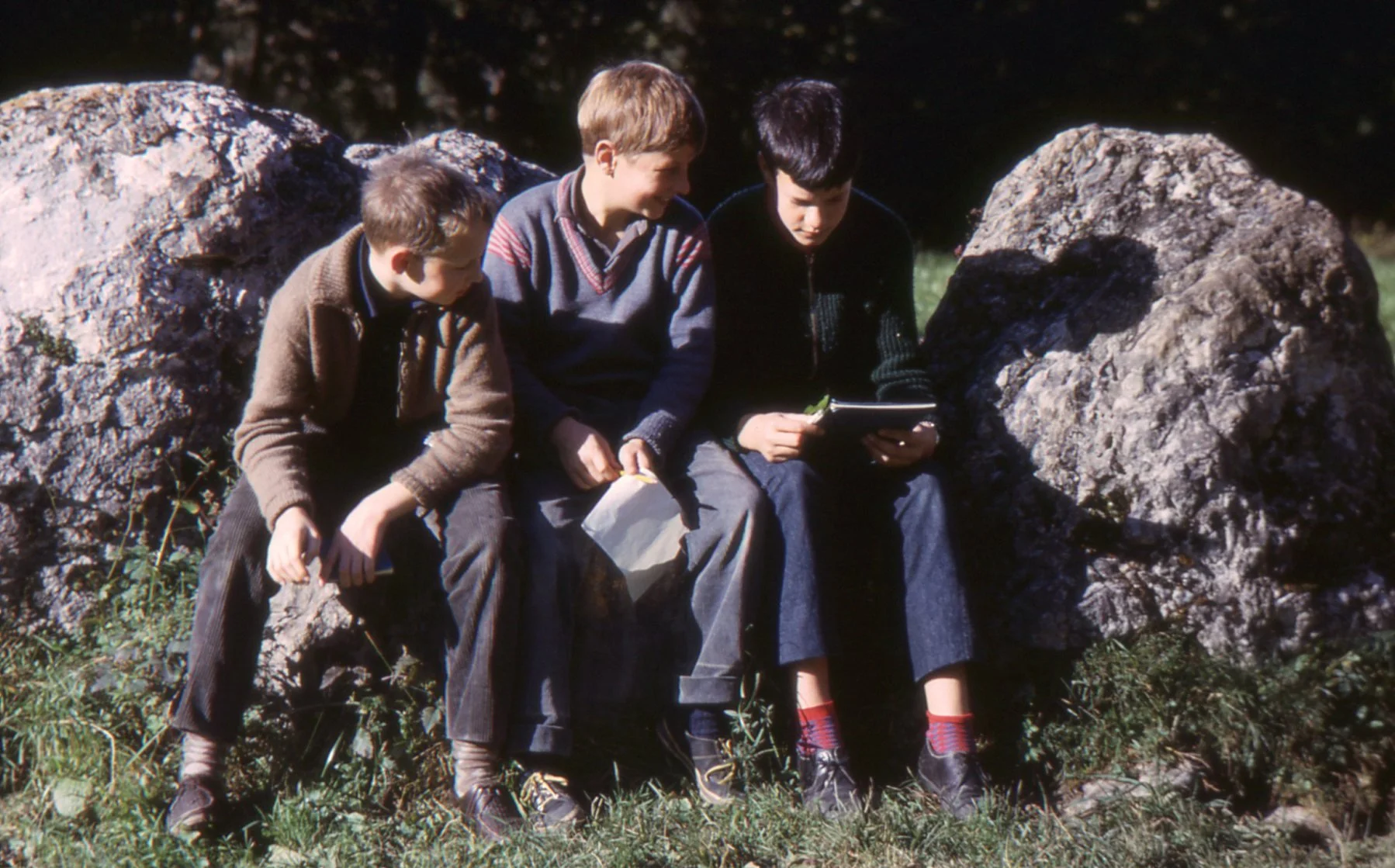 Throwback Thursday 📸

An outdoor lesson taught by J&uuml;rg Jucker. Learning in Action from the 60s.

Do you recognize the three boys? 😉

Photos: J&uuml;rg Jucker &ndash; Ecole staff 1965&ndash;1967; later secretary to the school leadership (1995&n