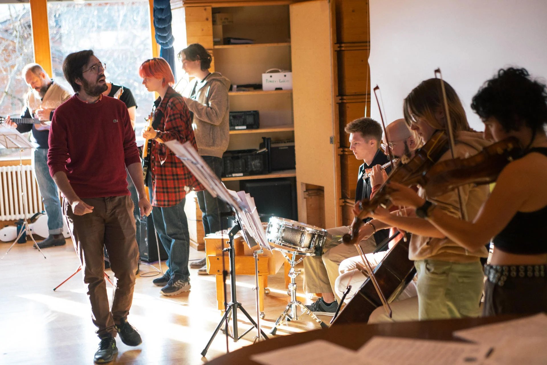 Singgemeinde at the Ecole
