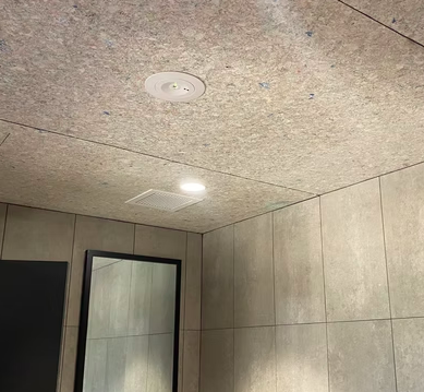 soft plastic recycled exposed ceiling