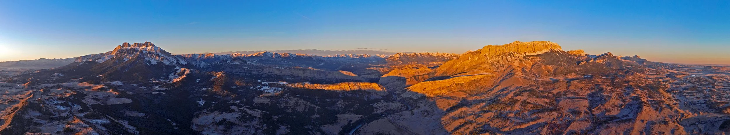 Rocky Mountain Front, Castle Mountain and Sawtooth Ridge