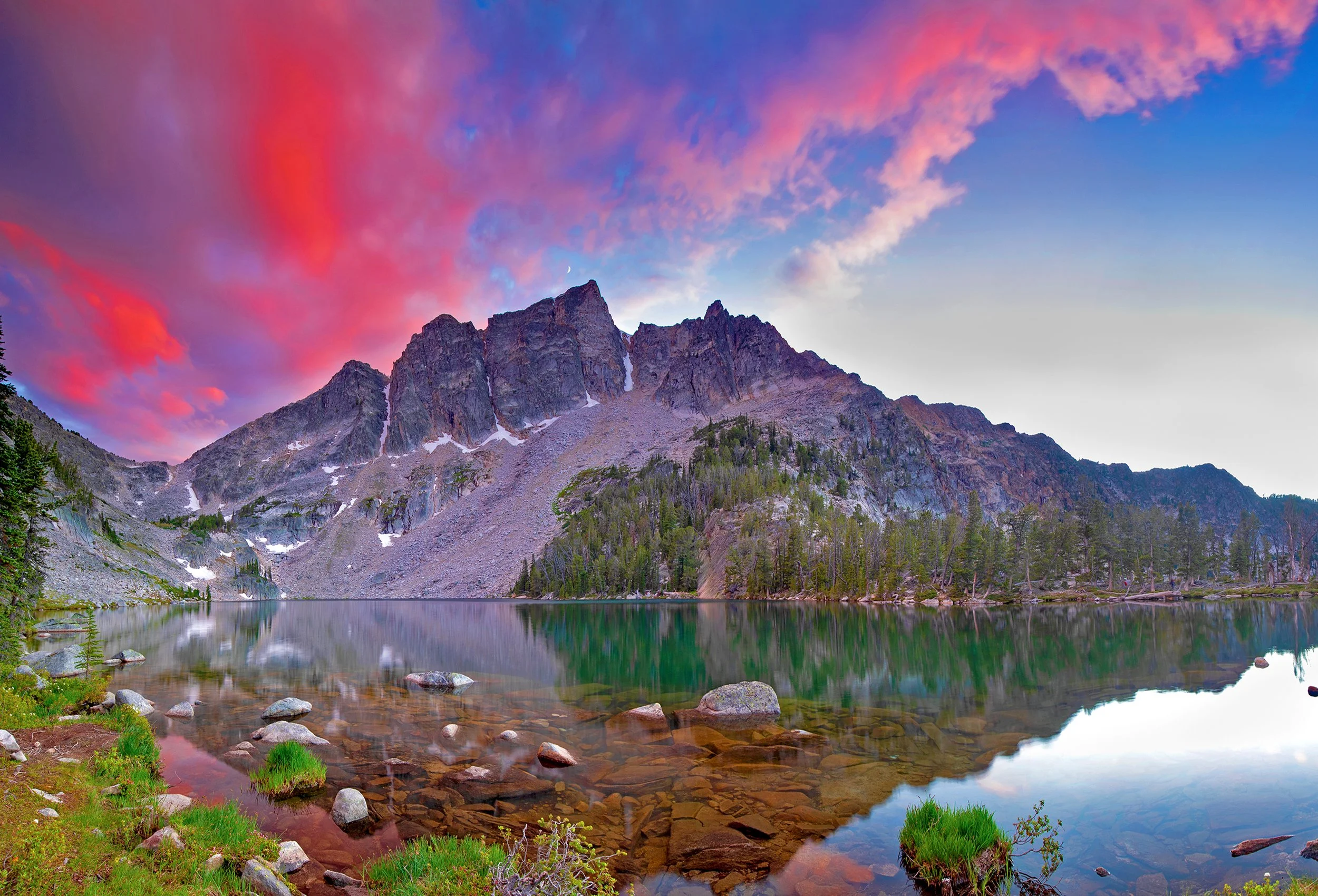 Commet Peak sunset, East Pioneers