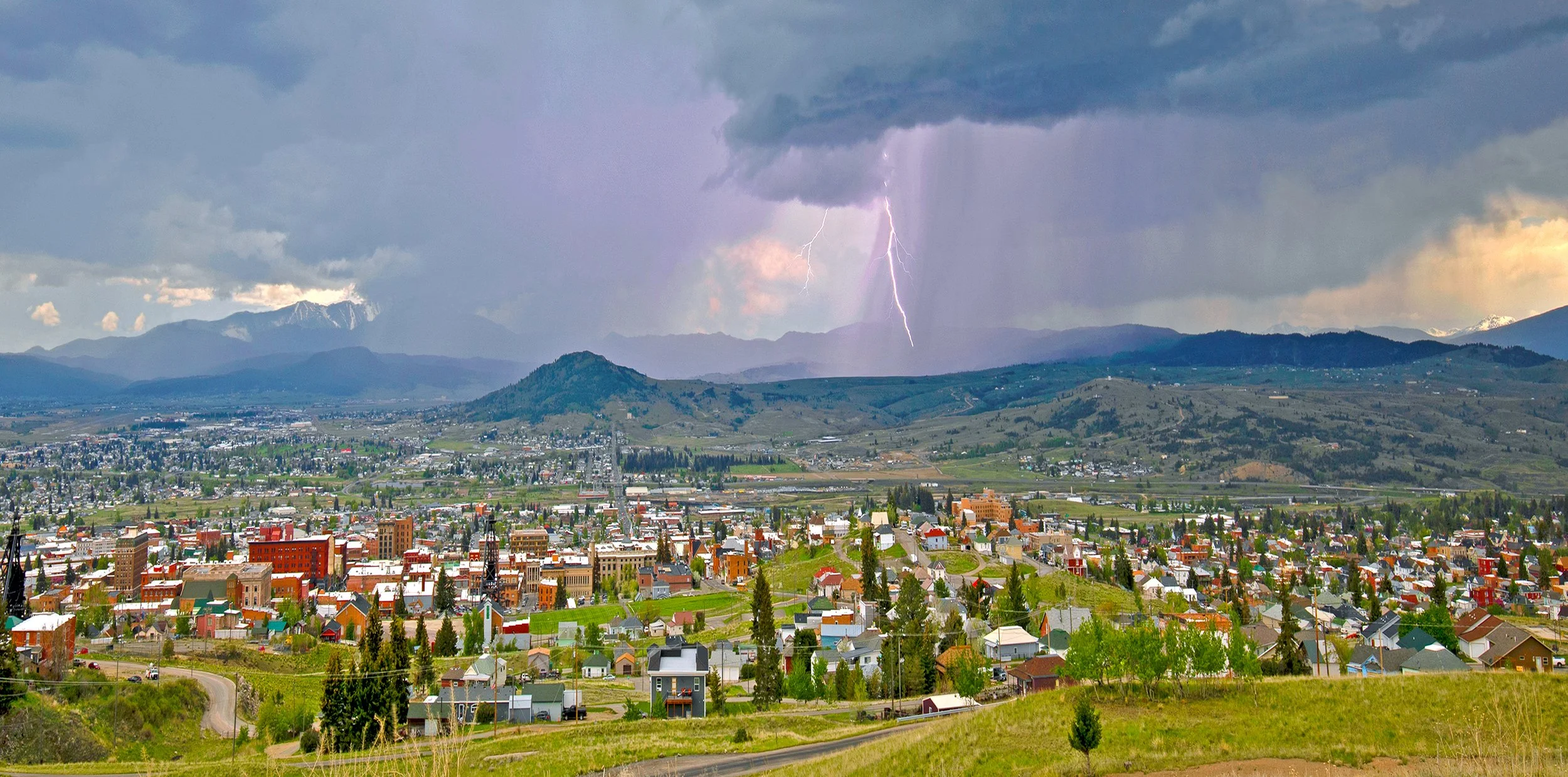 Butte America, Highlands strike