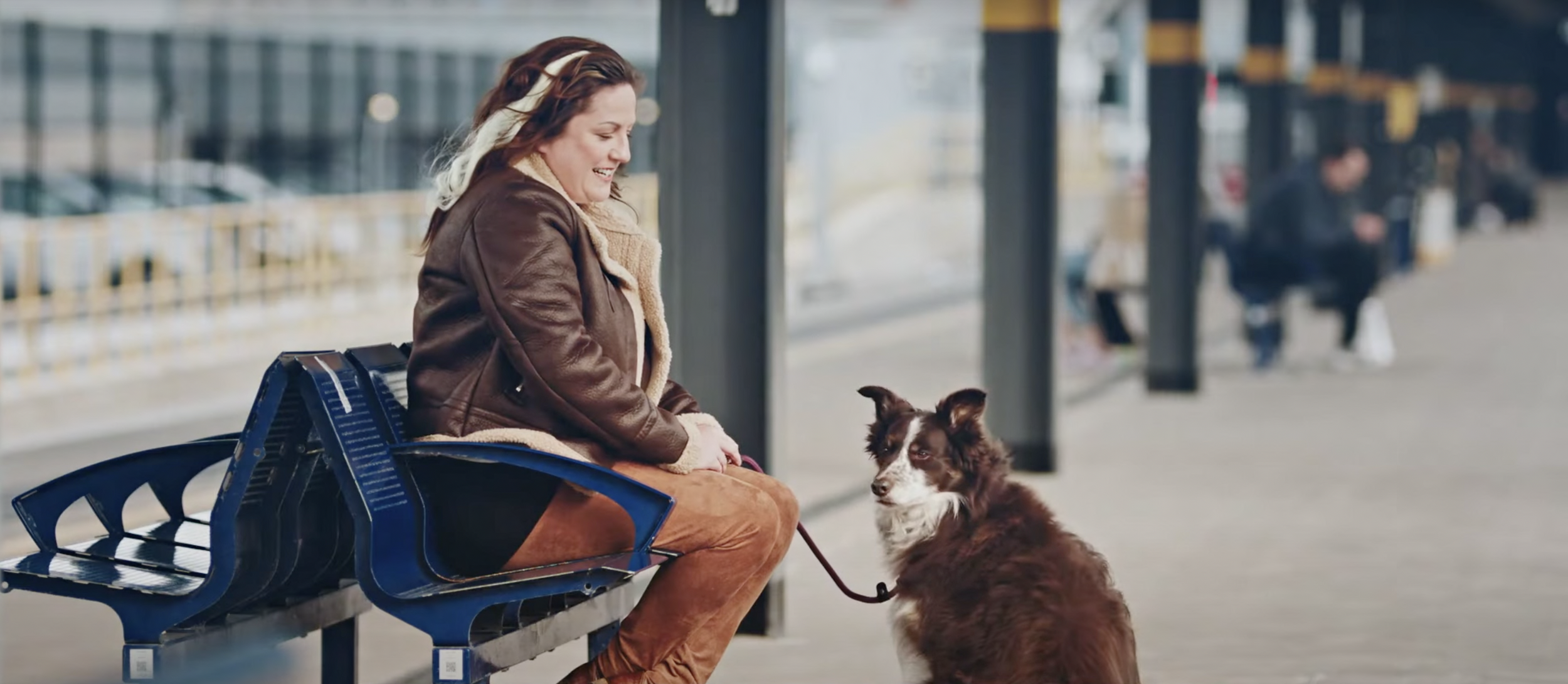 Sarah and Ruby from Storycatchers as extras during filming