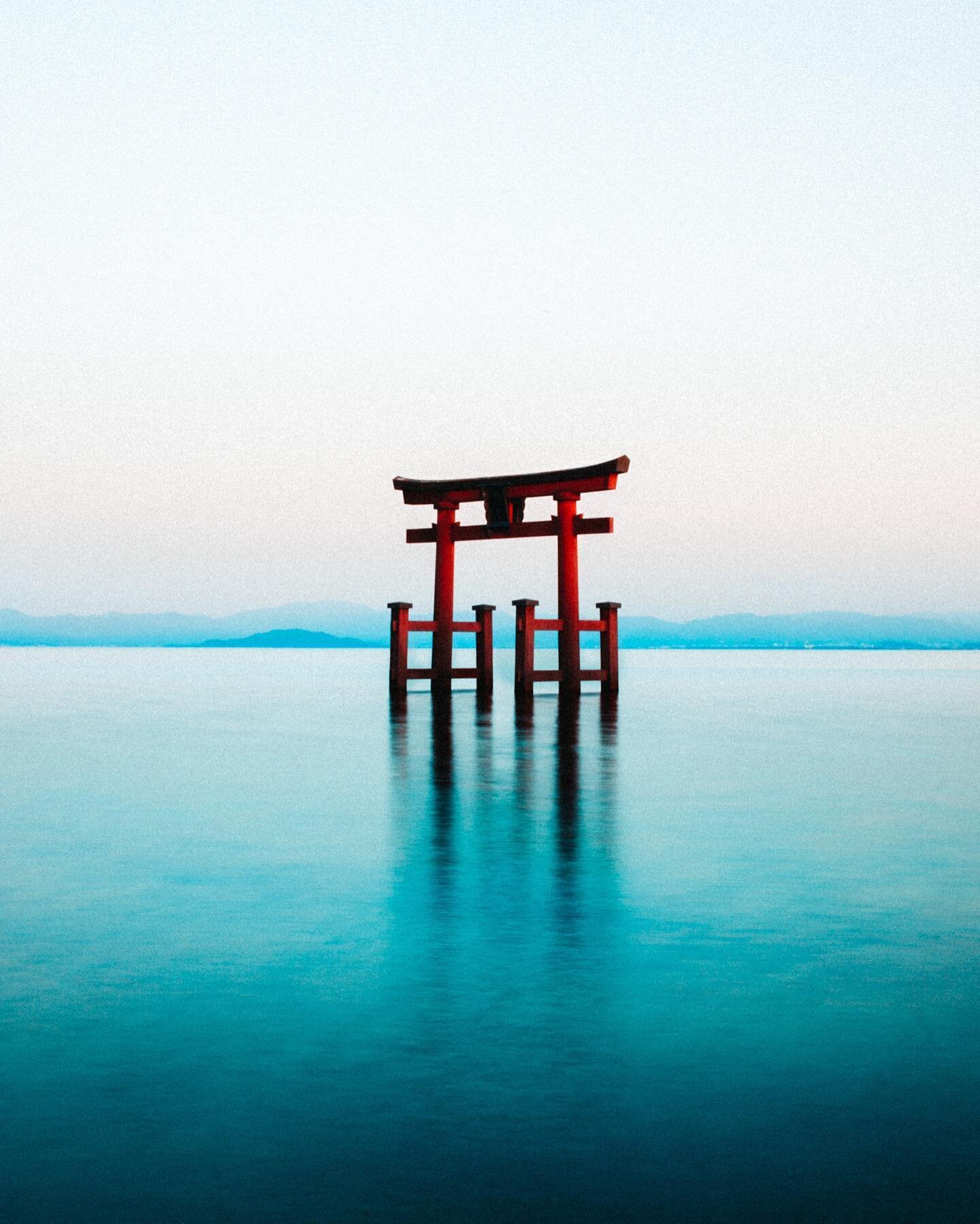 Japan sure has some surreal spots. This torii, that sits in the middle of Lake Biwa isn&rsquo;t the easiest to get to, but was so atmospheric when I arrived. I was just in time for perfect light, as well as a foggy backdrop. The lake was so calm with