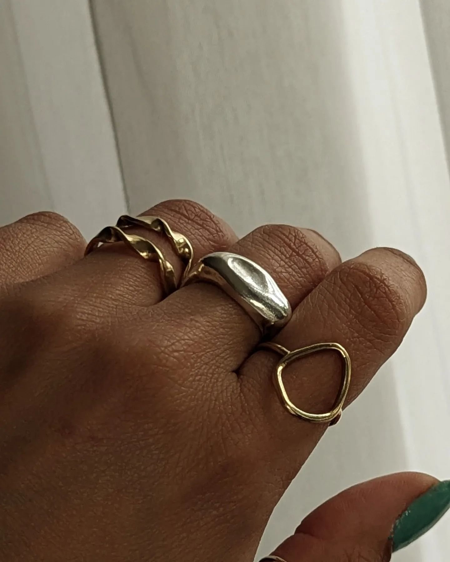 ✨ New Design - The Provence Ring ✨

This sculptural ring, inspired by my recent trip to the South of France, showcases the beauty of organic forms. Crafted using the lost wax technique, it features soft edges that ensure a comfortable fit, allowing i