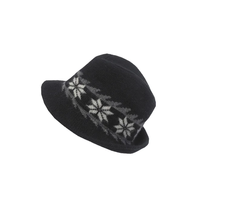 Felted woolen mens fedora hat