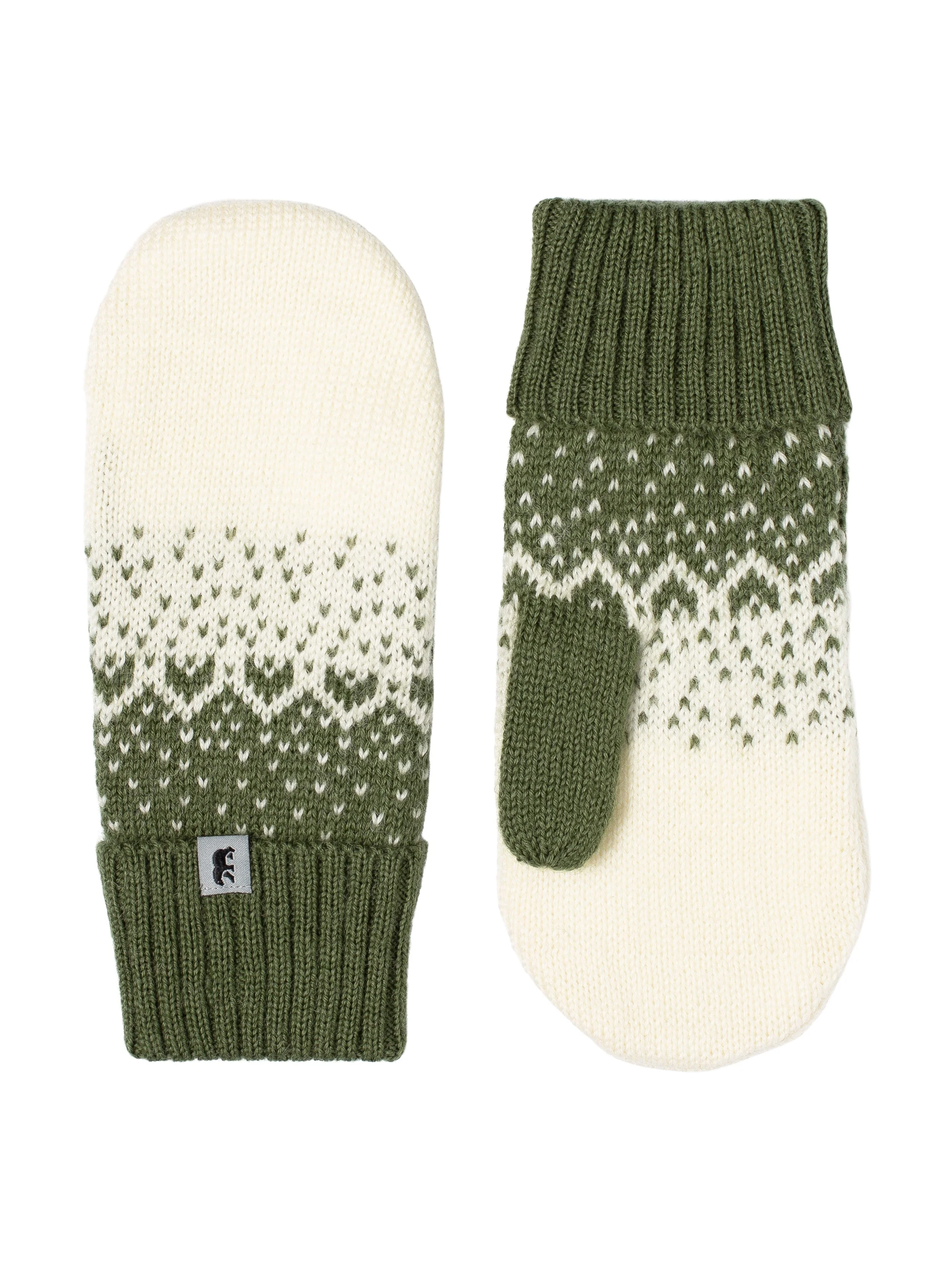 Snow Storm color mittens