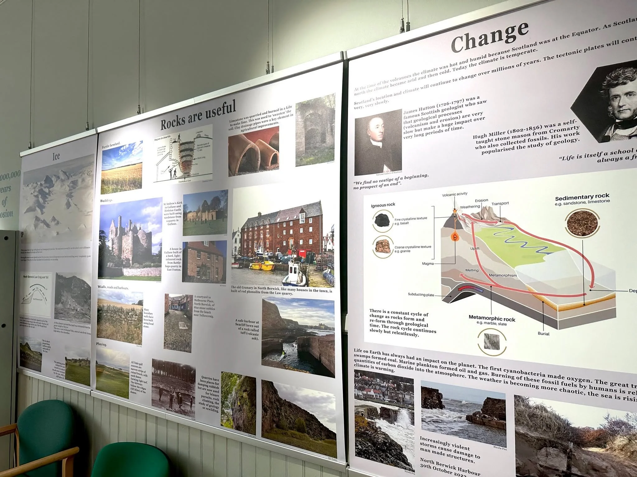 As the weather turns from Summer to Autumn, there&rsquo;s still time to get out and enjoy the stunning scenery here in East Lothian.

Find out more about the rocks beneath your feet by visiting the Coastal Communities Museum and our Geology exhibit. 