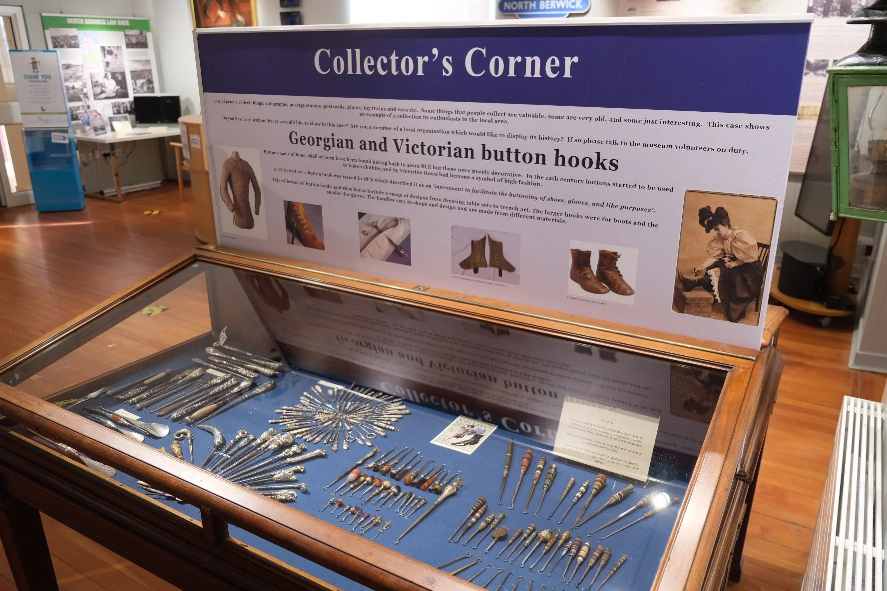 We&rsquo;re delighted to have a beautiful collection of Georgian and Victorian button hooks on loan this year.

Among the collection are several fascinating examples of Trench Art, which are functional and decorative objects created by soldiers, pris