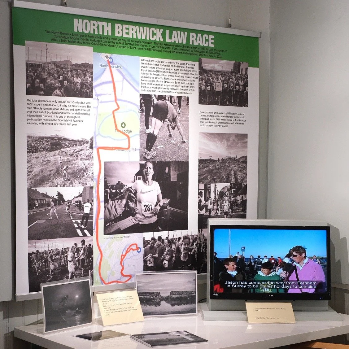 Applications for this year&rsquo;s popular North Berwick Law Race have now sold out &ndash; you have to be quick to get a place! You can still soak up the atmosphere of previous races at our Law Race exhibit. We have photographs by Holger Mophaut and