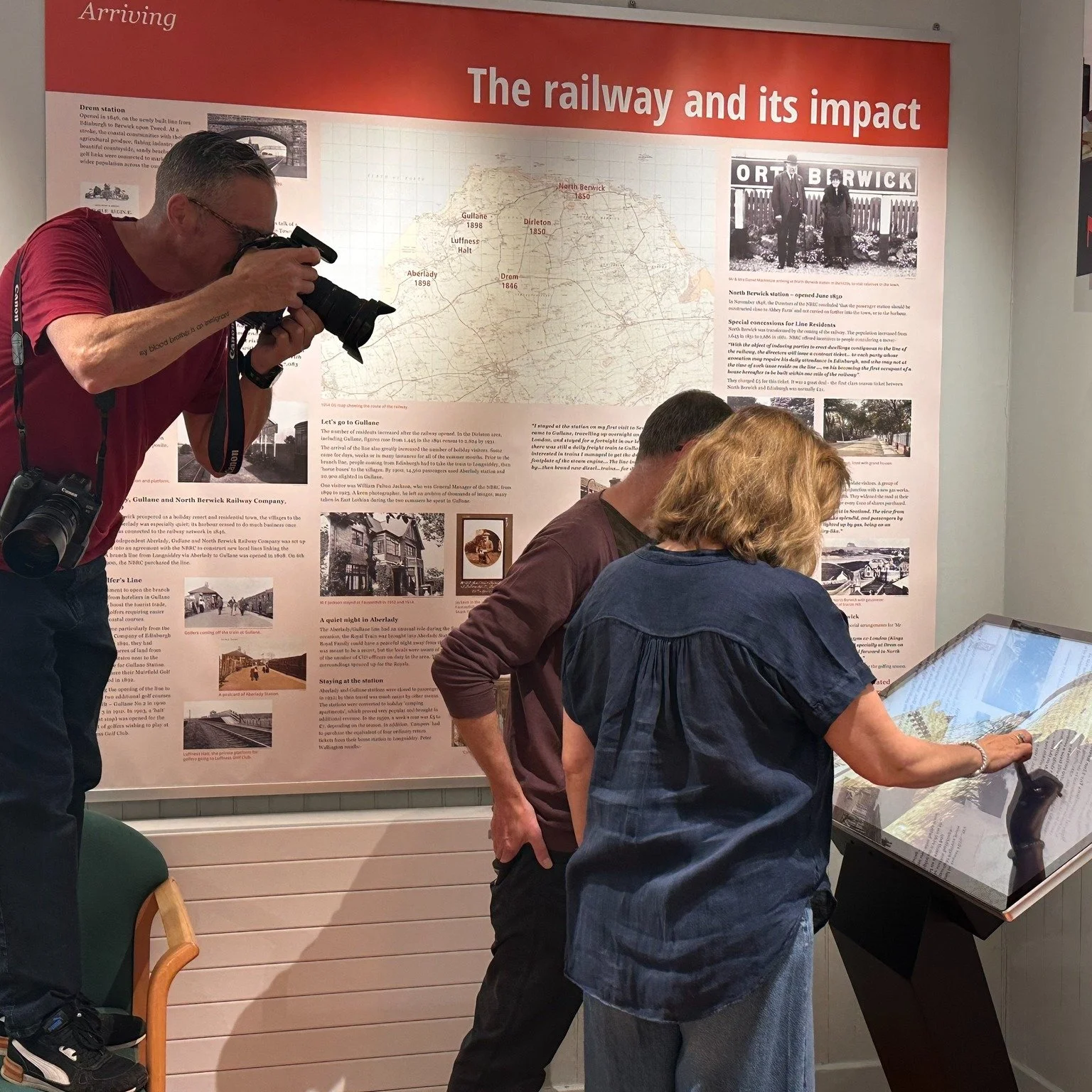 We are pleased to announce that we have received a bursary from Museums Galleries Scotland to fund a professional photographic shoot at the museum, aimed at enhancing our marketing and promotional efforts. Excellent local photographer Lewis Houghton 