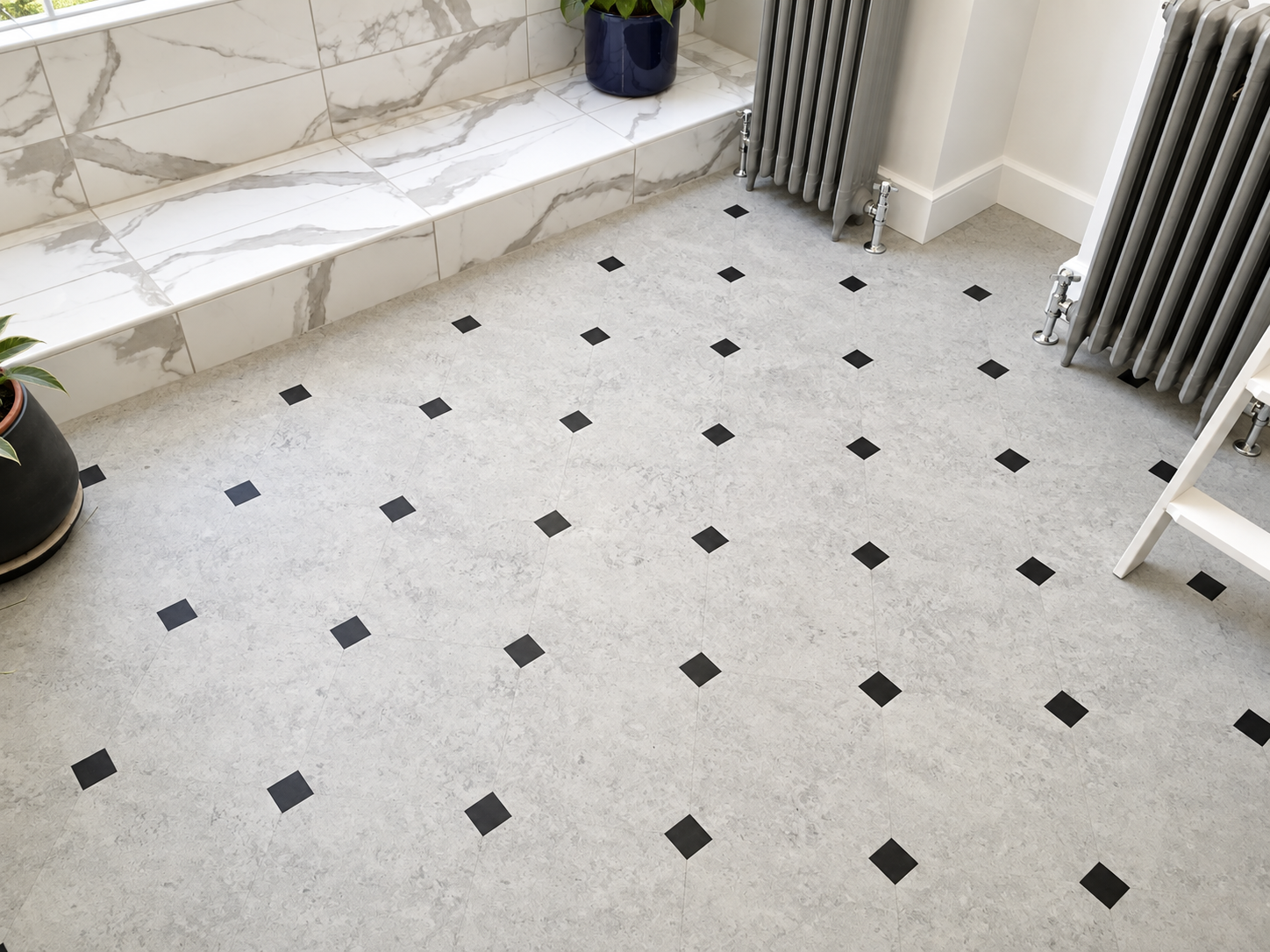 Marmoleum tiles