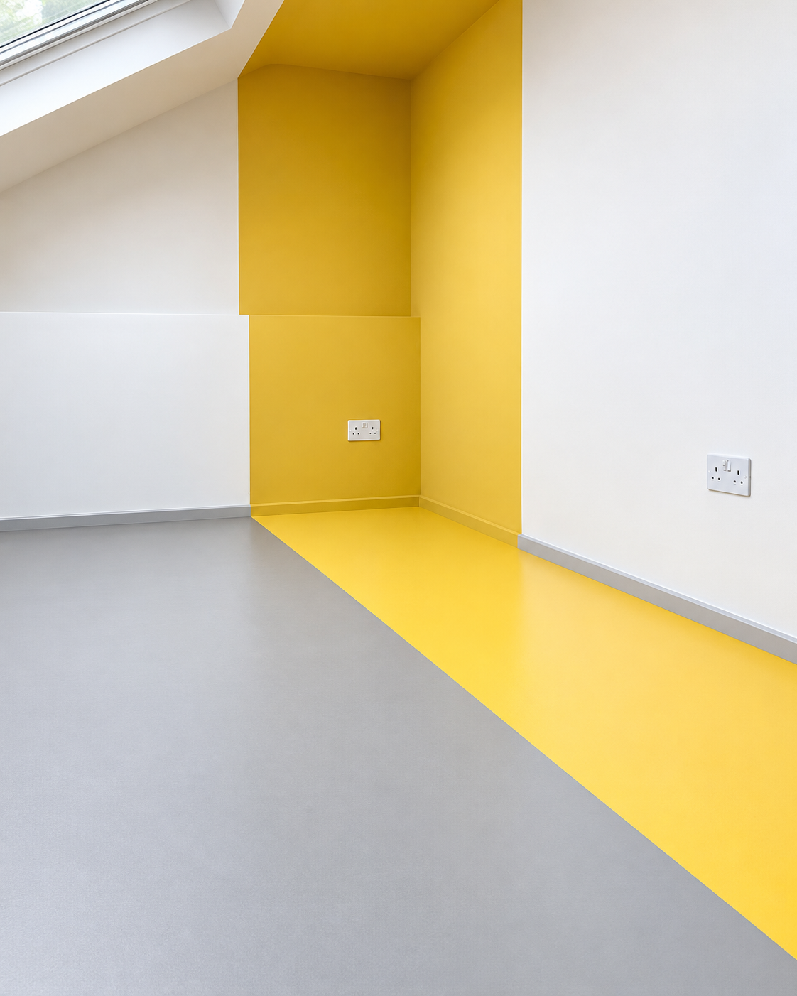 Concrete Grey and Citron
