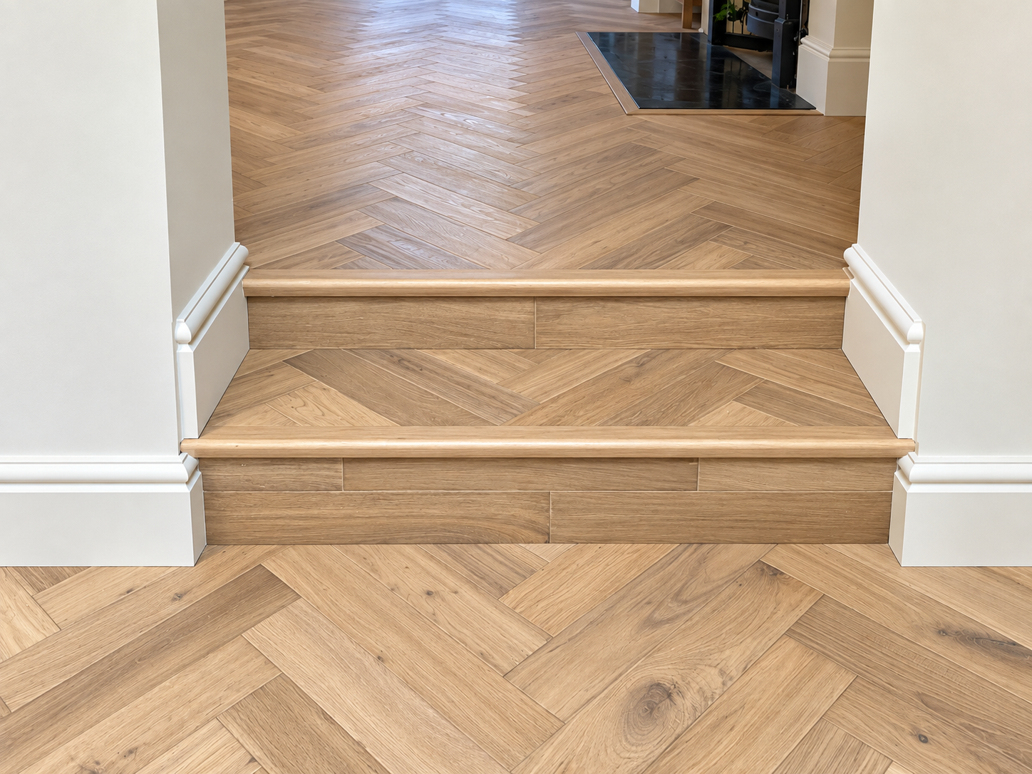 Ted Todd oak with matching oak stair nosings