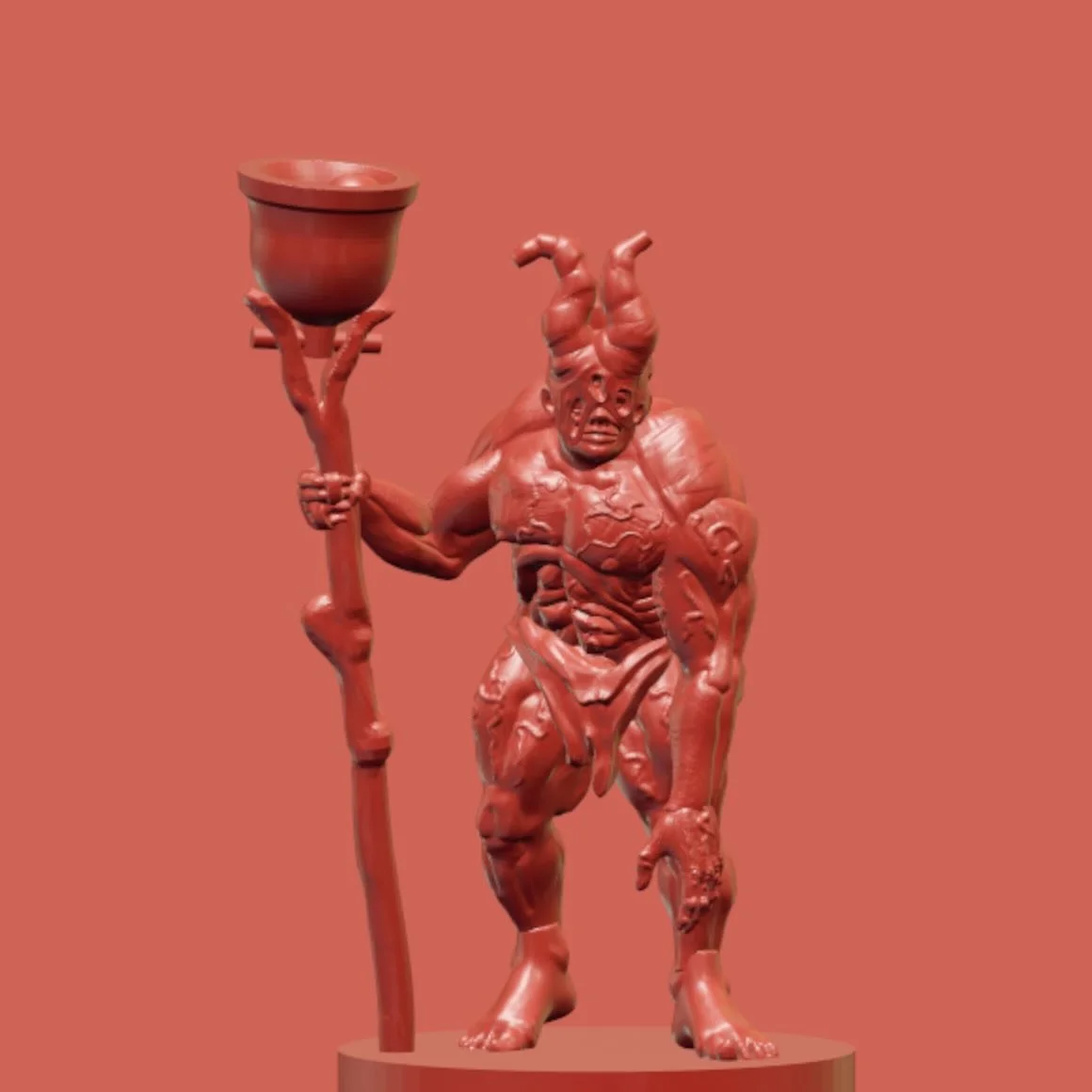 Sculptober day 12: SHREDDED

This little cultist got his hands on too much Khorne juice. 
I&rsquo;ve been thinking about making a Mordheim warband for a while, and this might be a good start. Still a lot of details left to do, but it&rsquo;s getting 