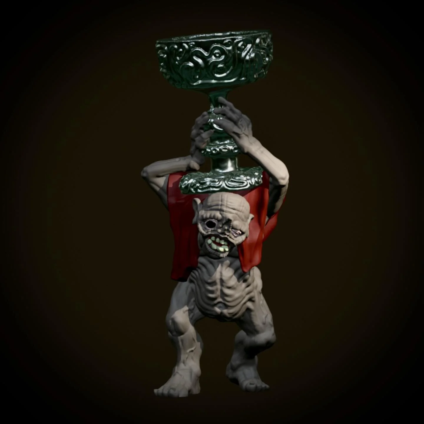 Sculptober day 31: AWARD

Final word for the Sculptober challenge!
I&rsquo;ve had a lot of fun with these, and think many of them will be finished and shared in some way. It ended up being a bit more digital than what I had planned. Sculpting on a ta