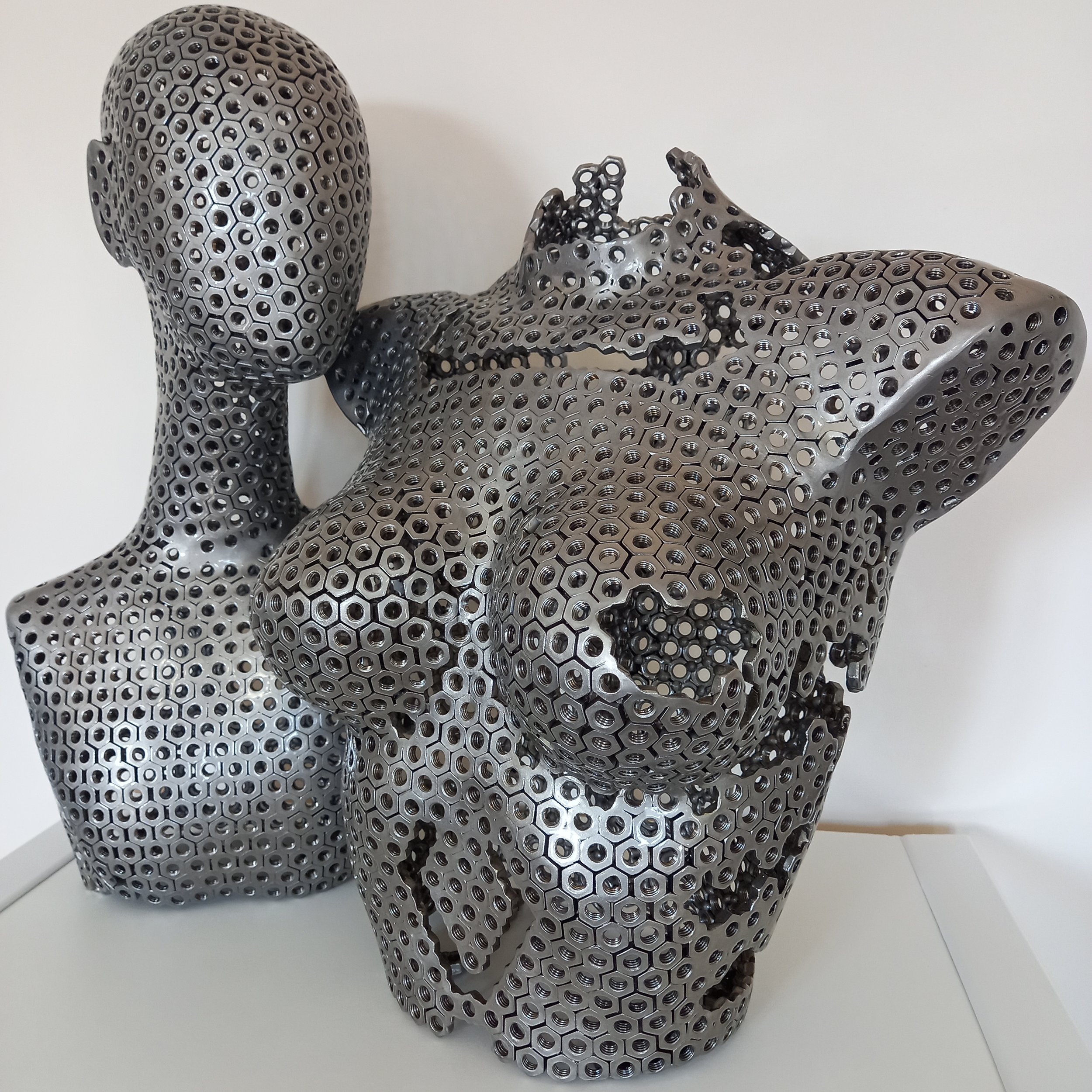 "THE ENIGMA" - *Previously exhibited by Art Unlimited The Gallery & Canwood Gallery*
 & "THEIA - THE GODDESS OF DEVINE LIGHT" - SOLD