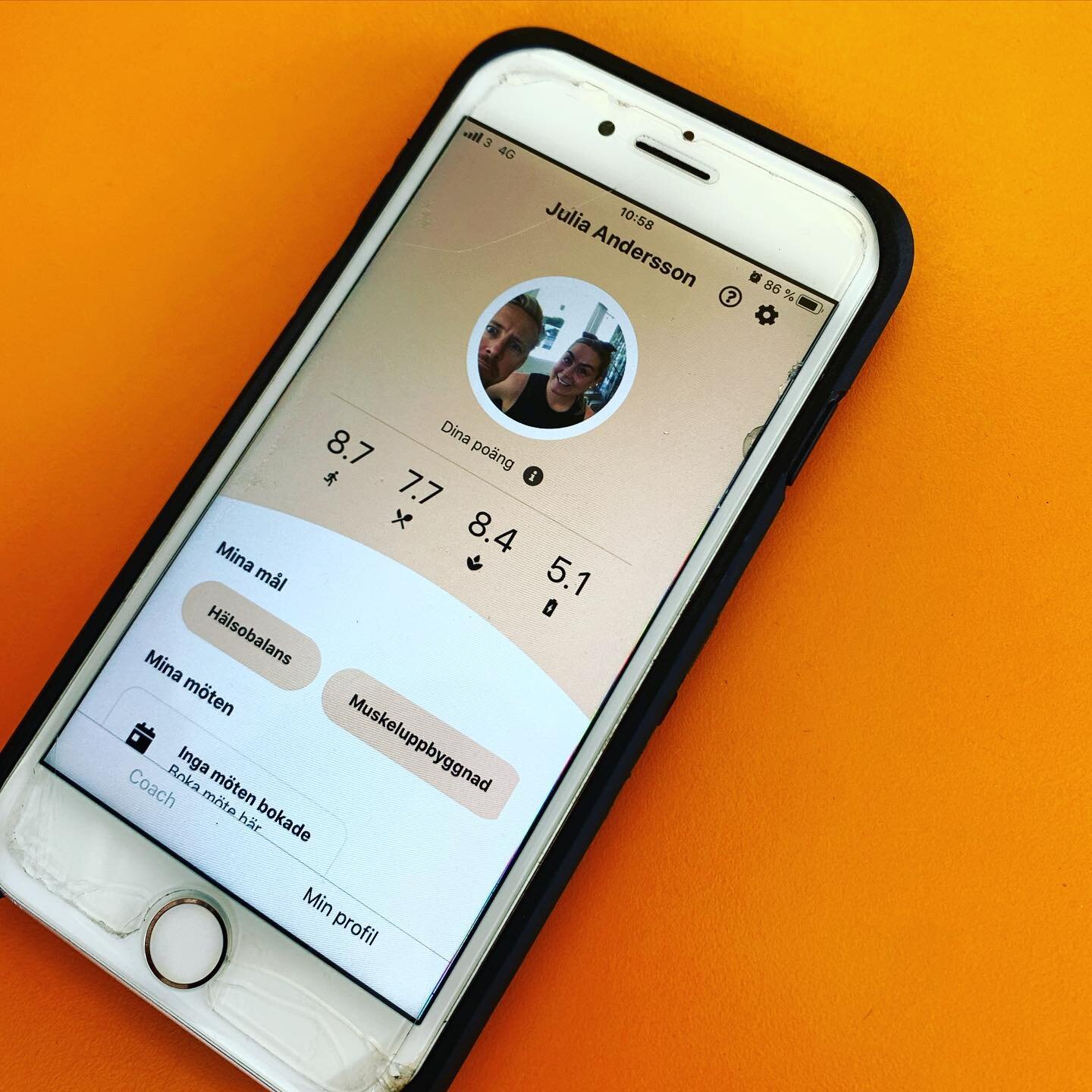 P&aring; din profil kommer du att se ditt livsstilstest. D&auml;r kommer du och din coach ha en &ouml;verblick p&aring; din nuvarande balans. Allt f&ouml;r att hj&auml;lpa till och g&ouml;ra det enkelt f&ouml;r dig och din coach att ha koll p&aring; 