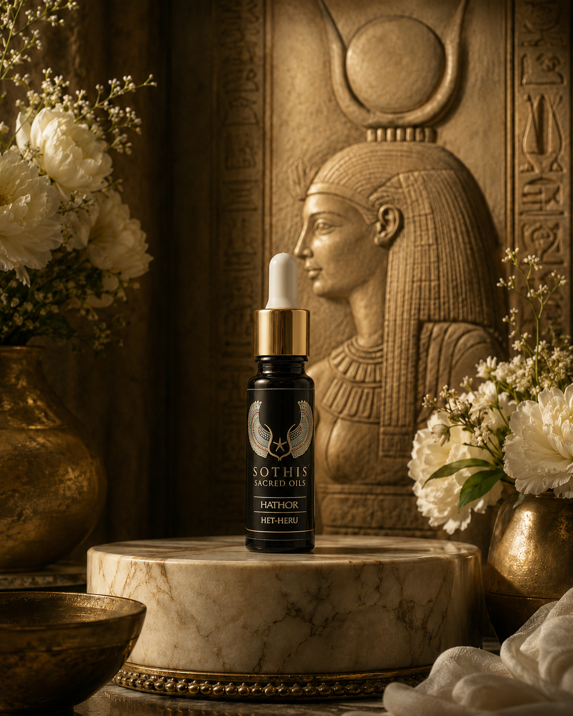 Hathor  Sacred Oil • Ritual, Anointing                                  • Joy • Creativity • Love