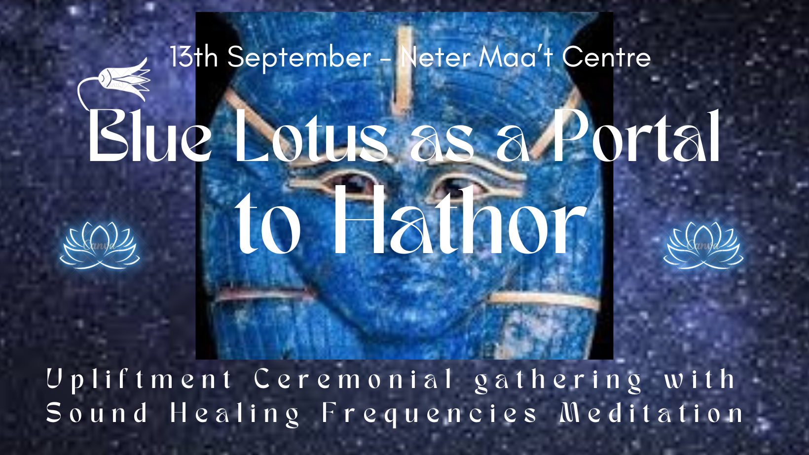 Blue Lotus as a Portal to Hathor - Ceremonial Circle & Sound Journey