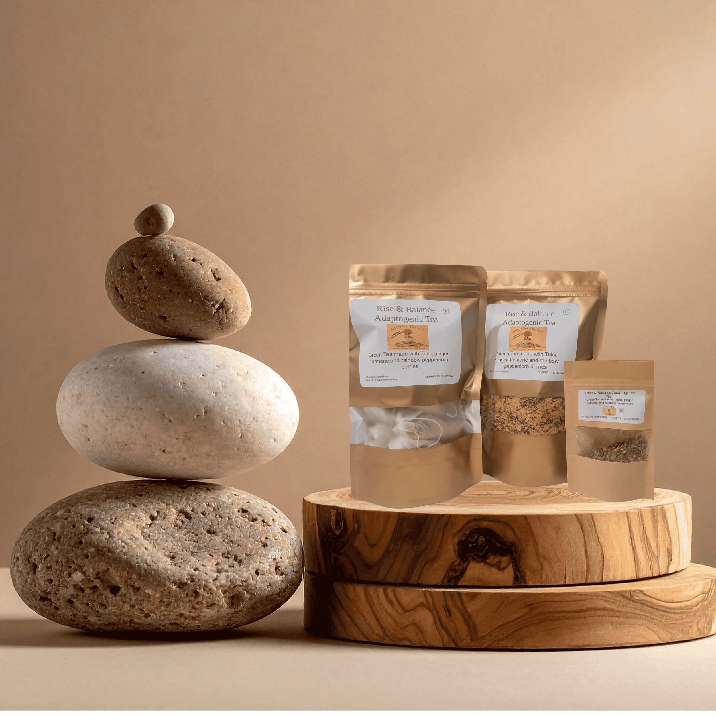 Rise & Balance Green Tea – Metabolism-Boosting Golden Wellness Tea