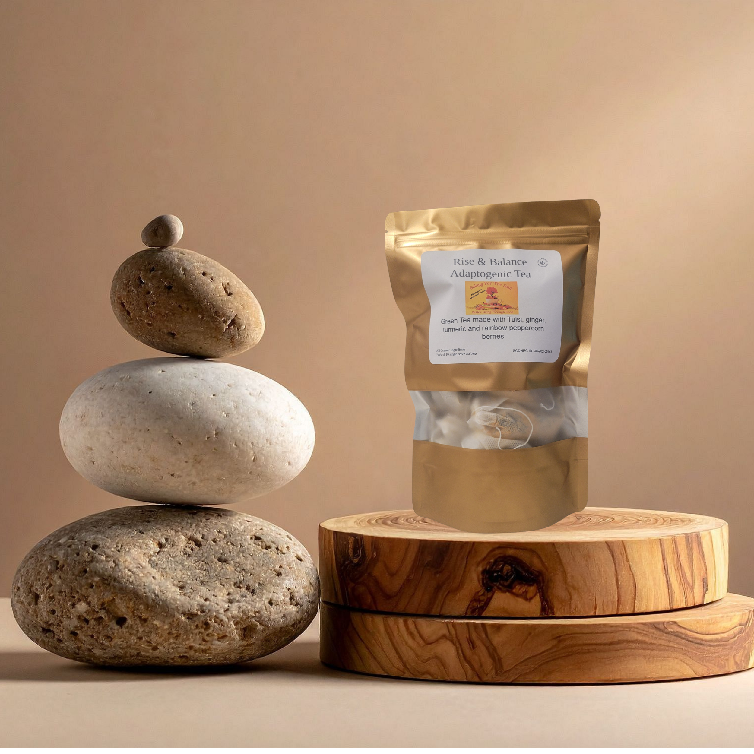 Rise & Balance Green Tea – Metabolism-Boosting Golden Wellness Tea