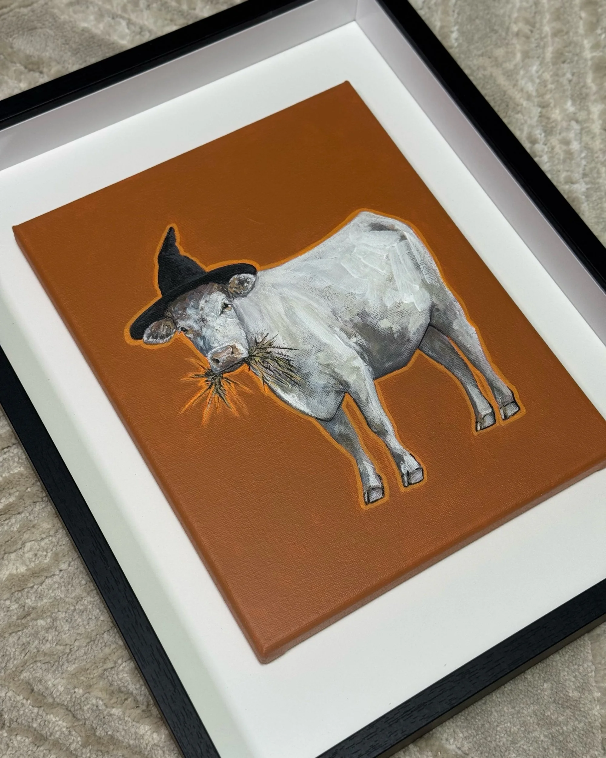 Cow Painting – Framed Original + Limited Edition Prints