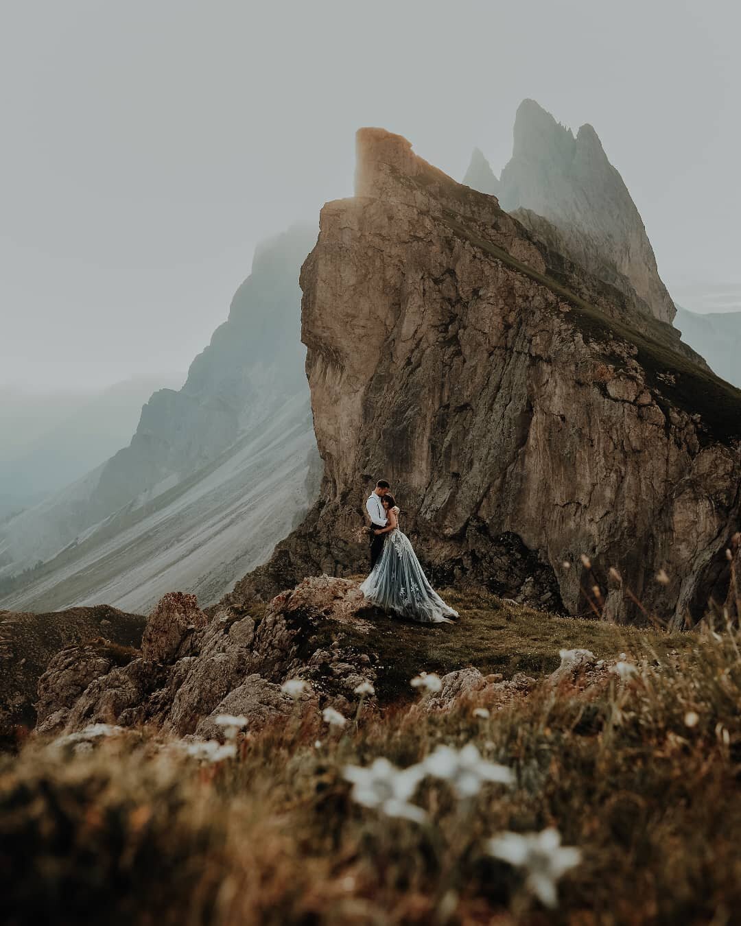 &quot;I love you to the mountains and back&quot;

Can you spot the rare &quot;Edelweiss&quot; flowers in this photo? 😍 .
Are you getting married in 2021? Because of covid the season will be very busy because some couples had to reschedule. Also many