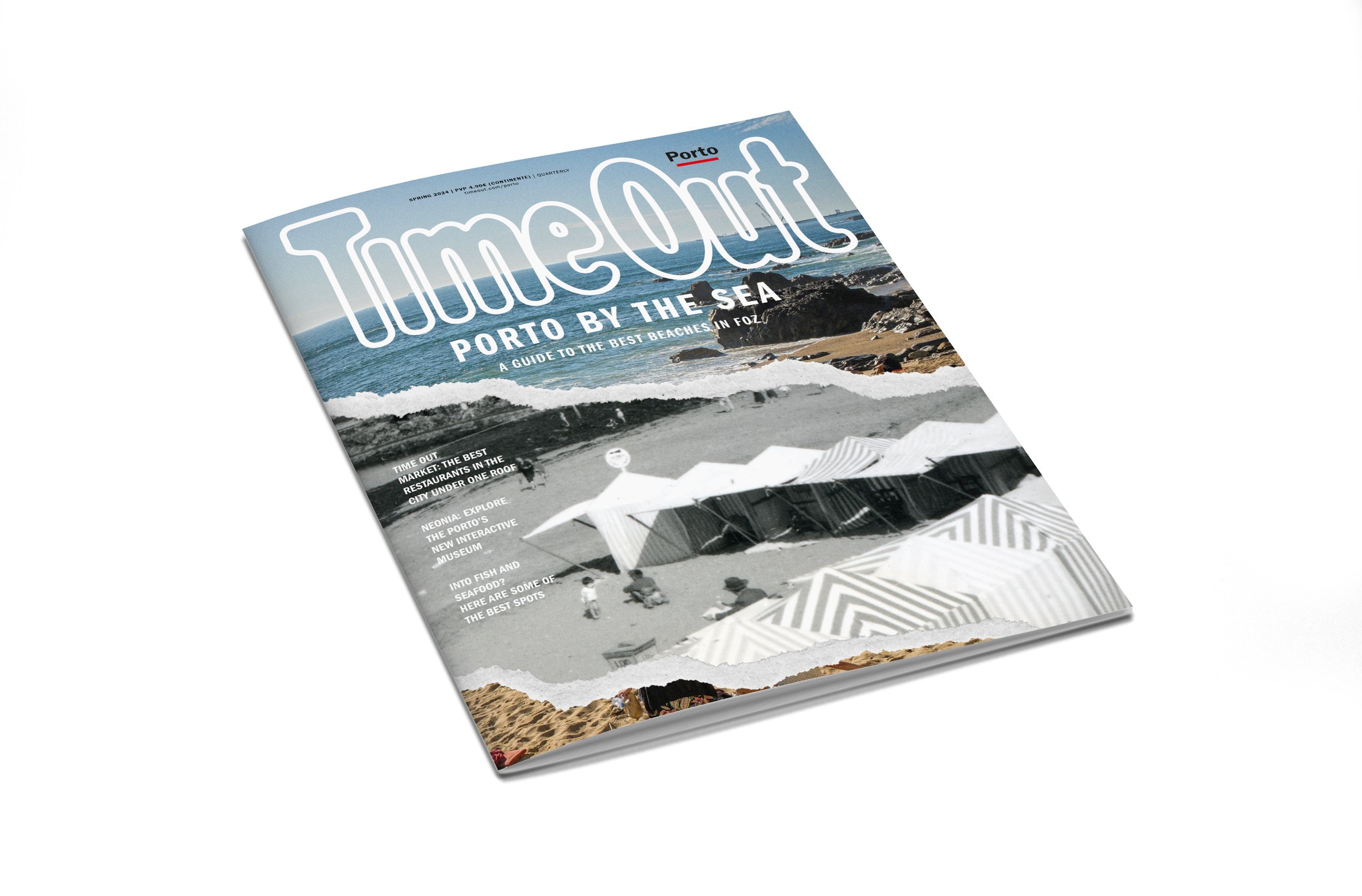 Magazine cover of Time Out featuring Porto by the Sea