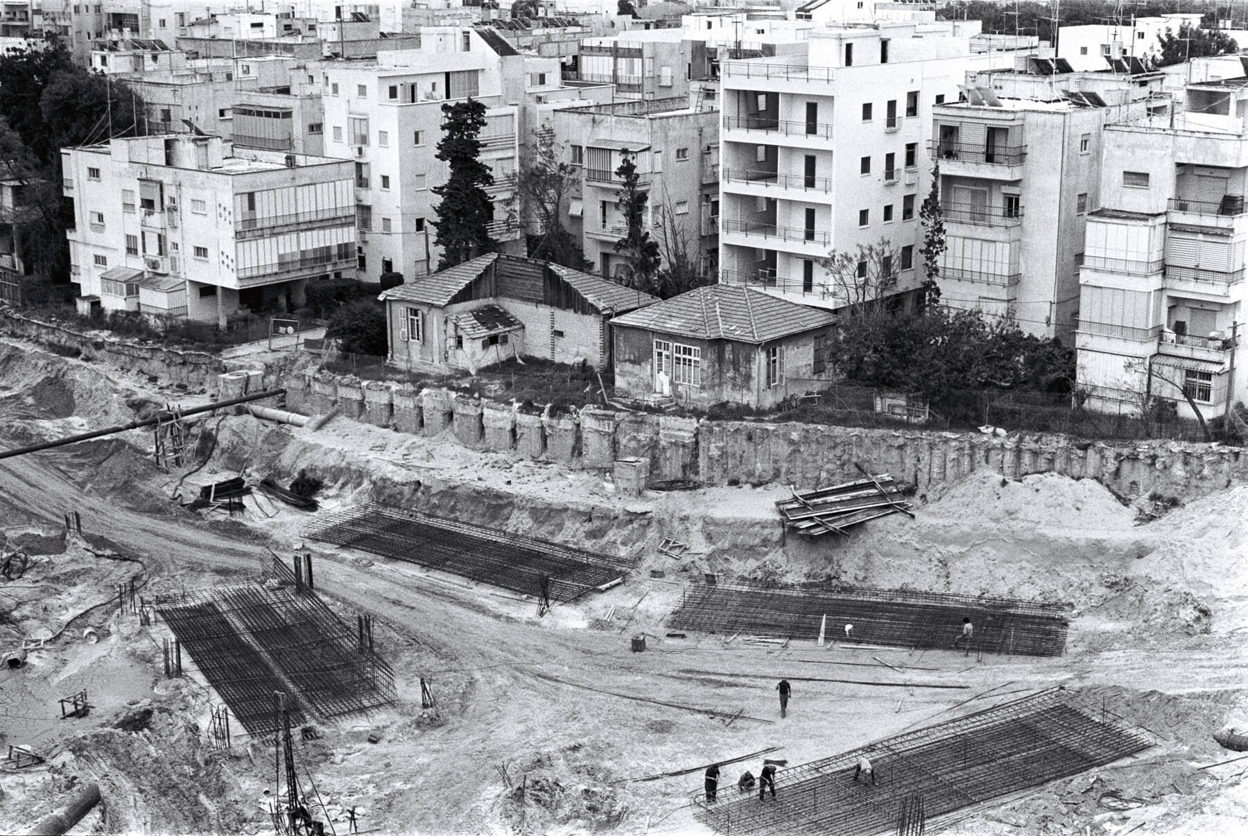 Dizengoff Center construction