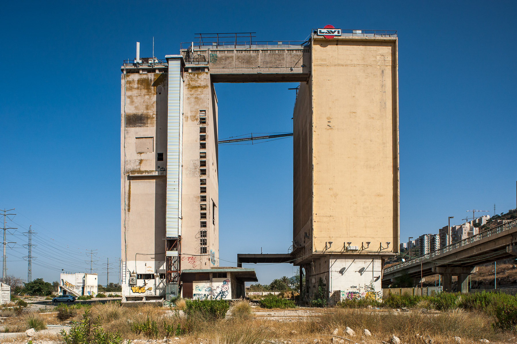 Israeli Silos  סילו ישראלי Haifa Bay Israel