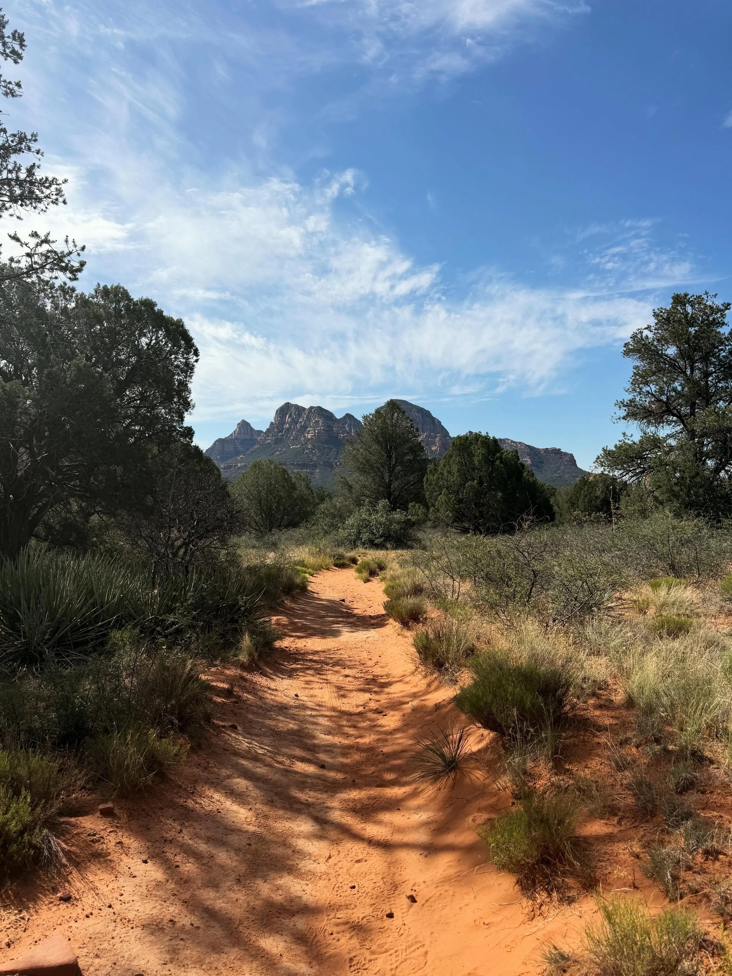 I used to think growth meant becoming someone new.

This past weekend in Sedona reminded me that sometimes growth looks more like returning.

Not returning to who I was before life happened, but returning to the parts of myself that remained undernea
