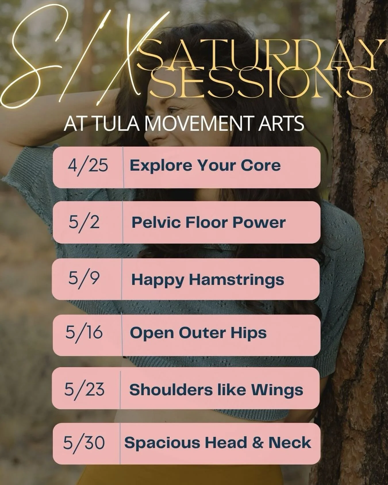 Starting next Saturday @tulamovementarts! 

#bendyoga #yogaover40 #functionalyoga