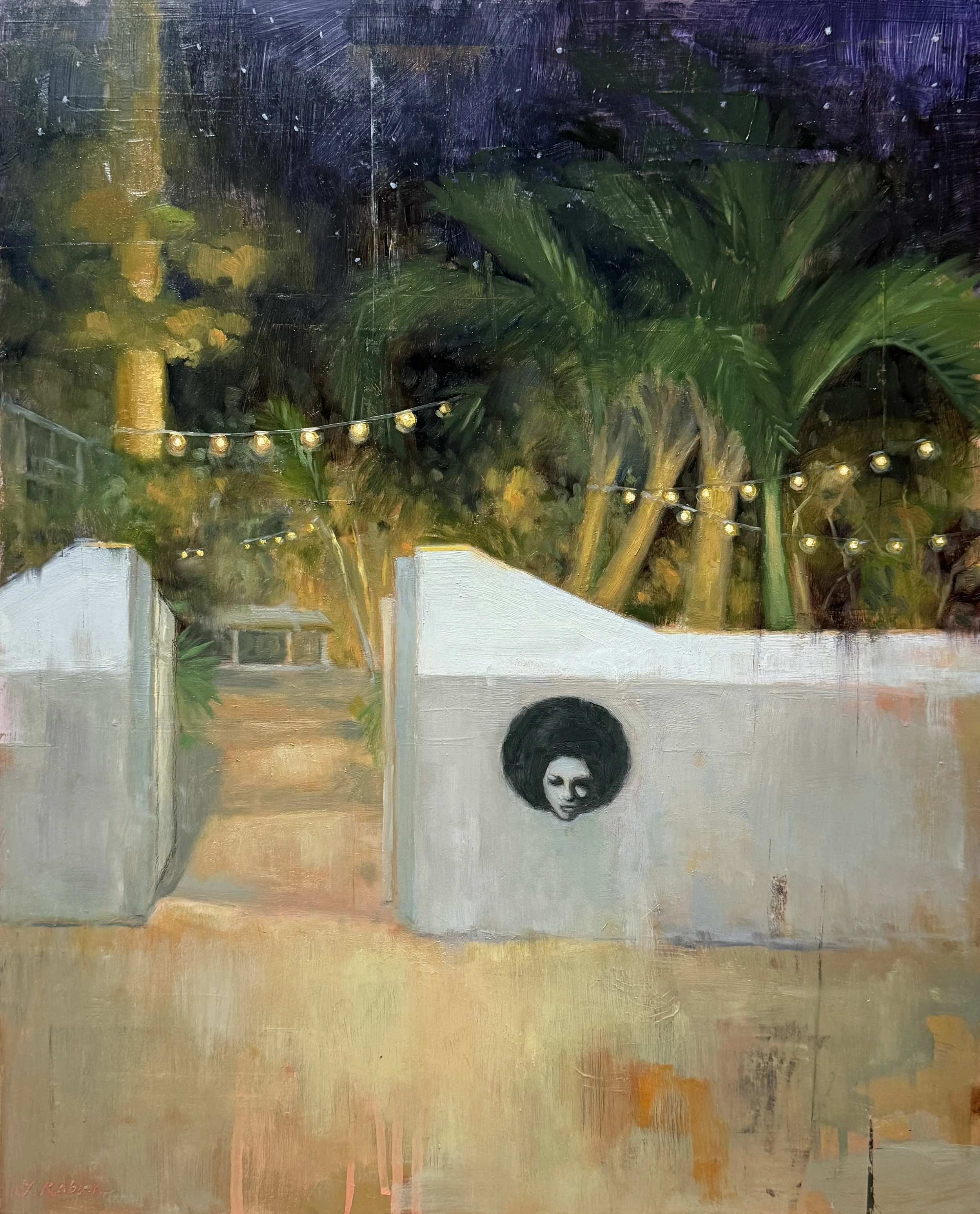 Illuminated, 2026, oil on wood panel, 20x16"