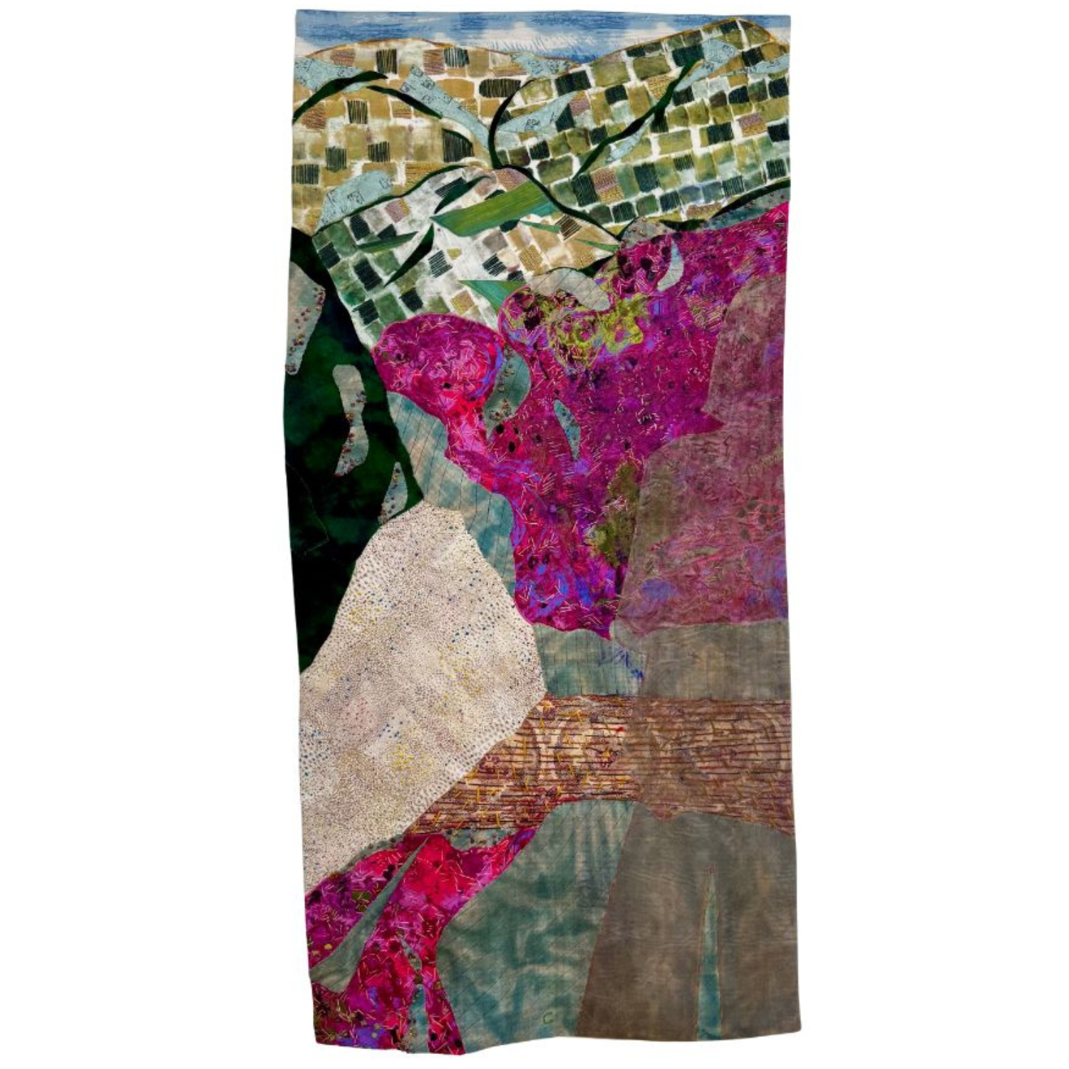 If You Don't See Me, Am I Even Here? (front)  |  2025  |  58" x 28"  