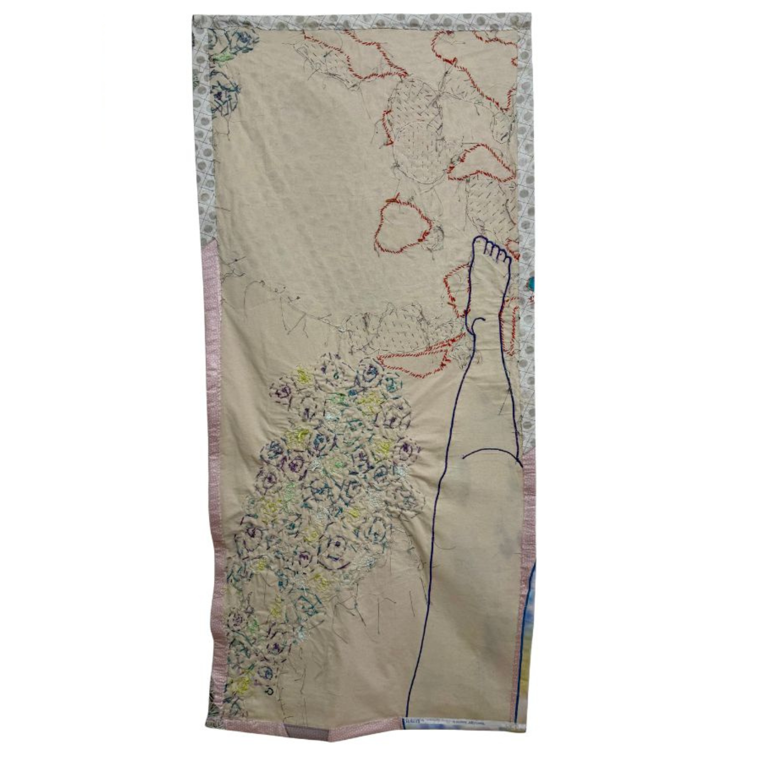 Peter Pan Got Nothing On Me (back)  |  2024  |  61.5" x 31"  