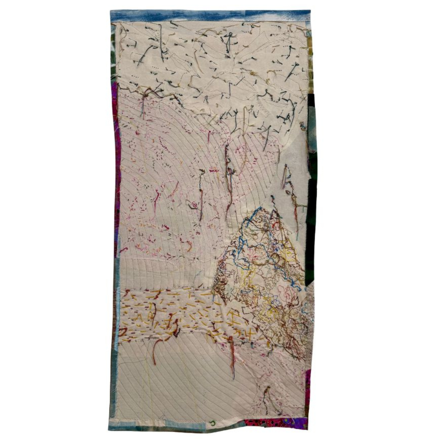 If You Don't See Me, Am I Even Here? (back)  |  2025  |  58" x 28"  