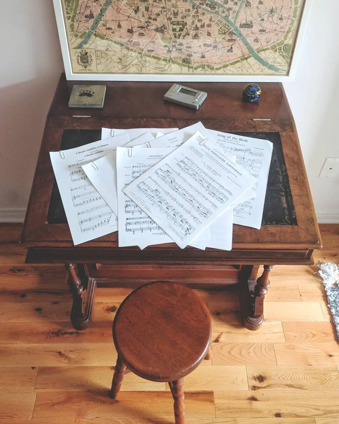 Scores are ready to go for CD number 3 💿🎵 Looking forward to diving into the world of Spanish music 🇪🇸 along with @philchiupiano and the @canada.council Guillami cello made in Barcelona c.1769
.
.
.
#cello #piano #spanishmusic #spain #recording #