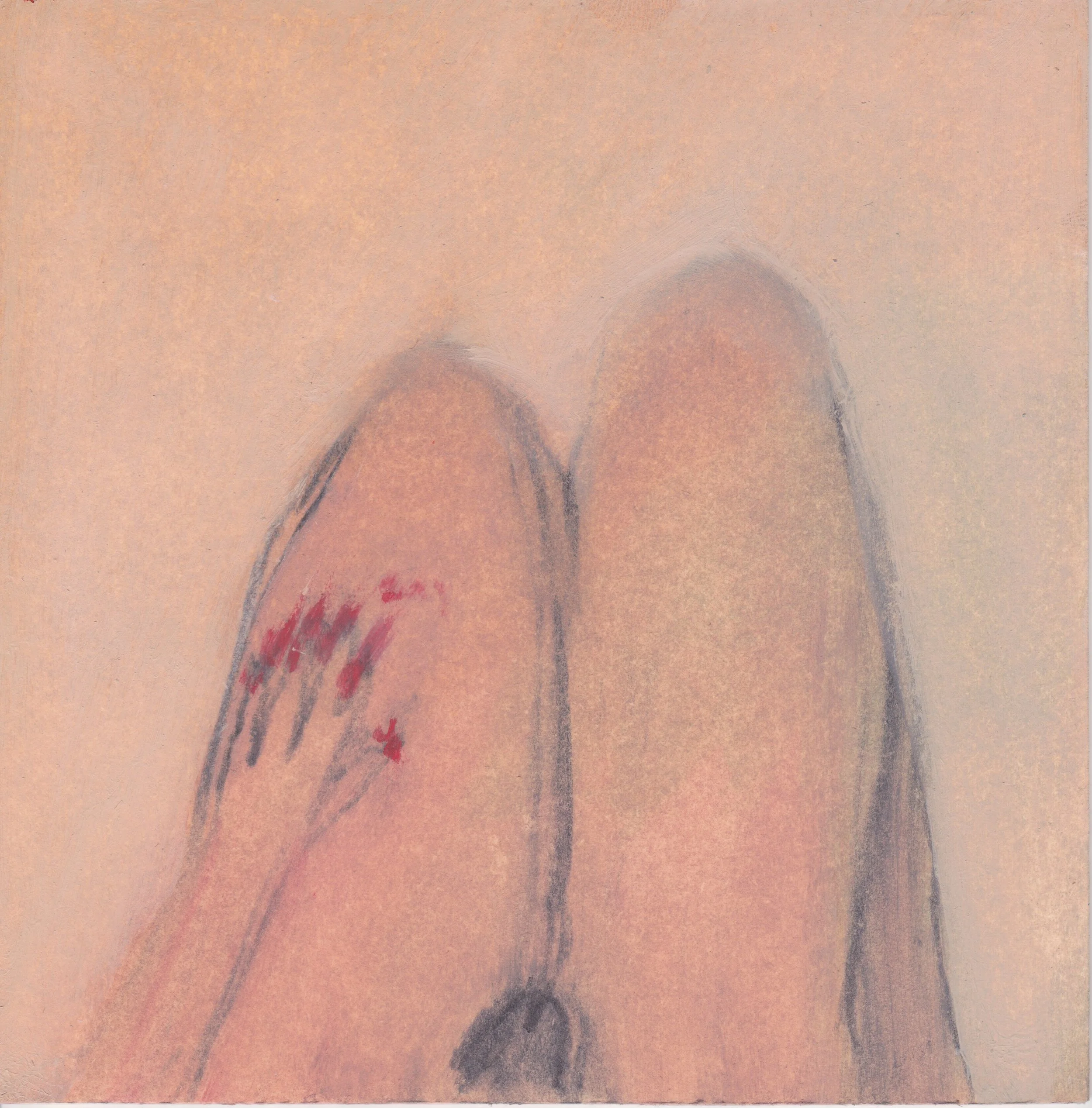 hot dogs or legs12.6x12.8cmoil on card2022.jpeg