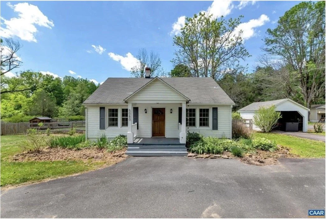 Represented the buyer purchasing 5080 Browns Gap Turnpike in Crozet, VA. An adorable cottage with acreage! 