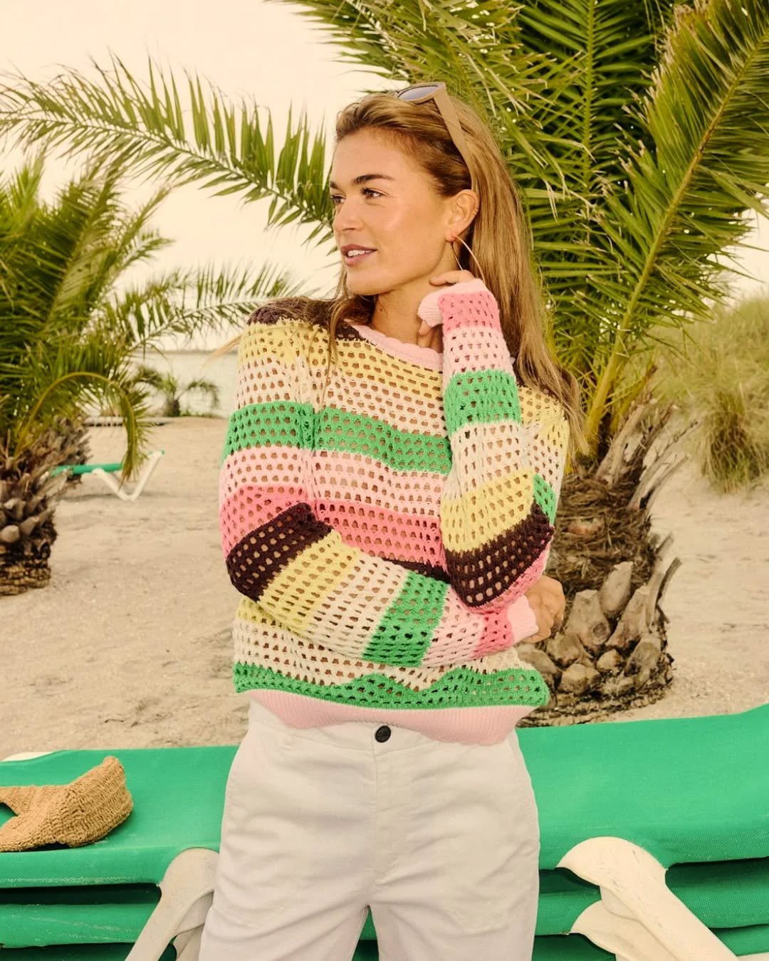 Camisola de malha NuMoana da @numph_official feita de 100% algod&atilde;o, ideal para dias mais ventosos ou noites de Ver&atilde;o.

#numph #ss25 #breeducs
