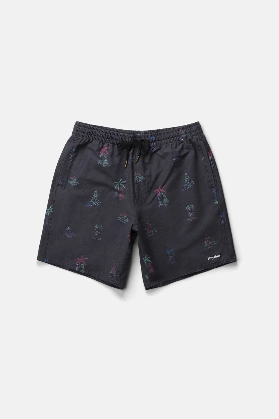 0425M-JA04-VIBES BEACH SHORT-BLACK-1.jpg