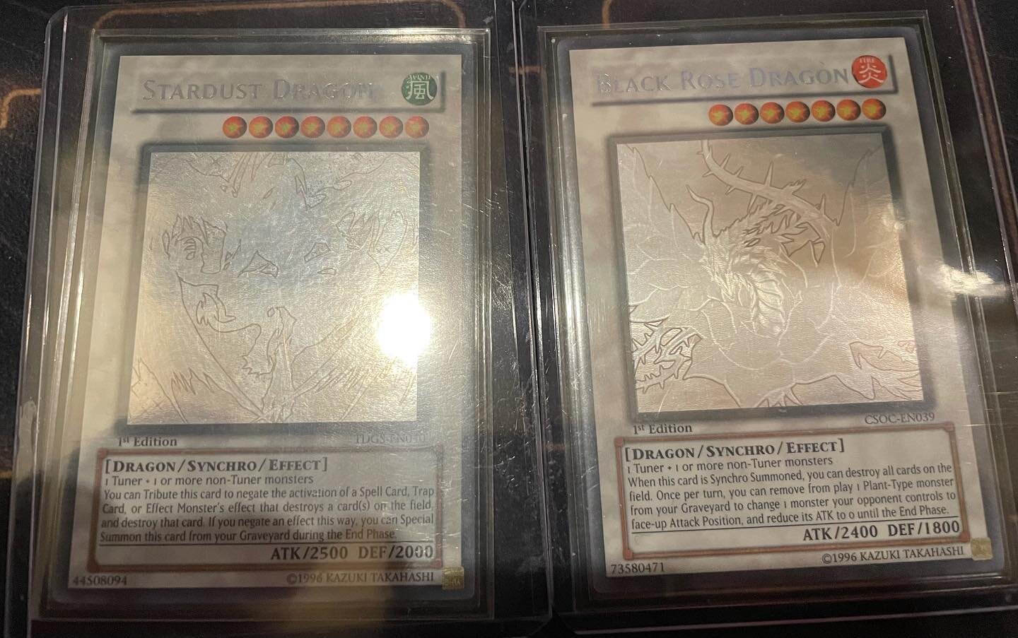 Finally got to own 2 grails from yugioh history - god I&rsquo;m hype