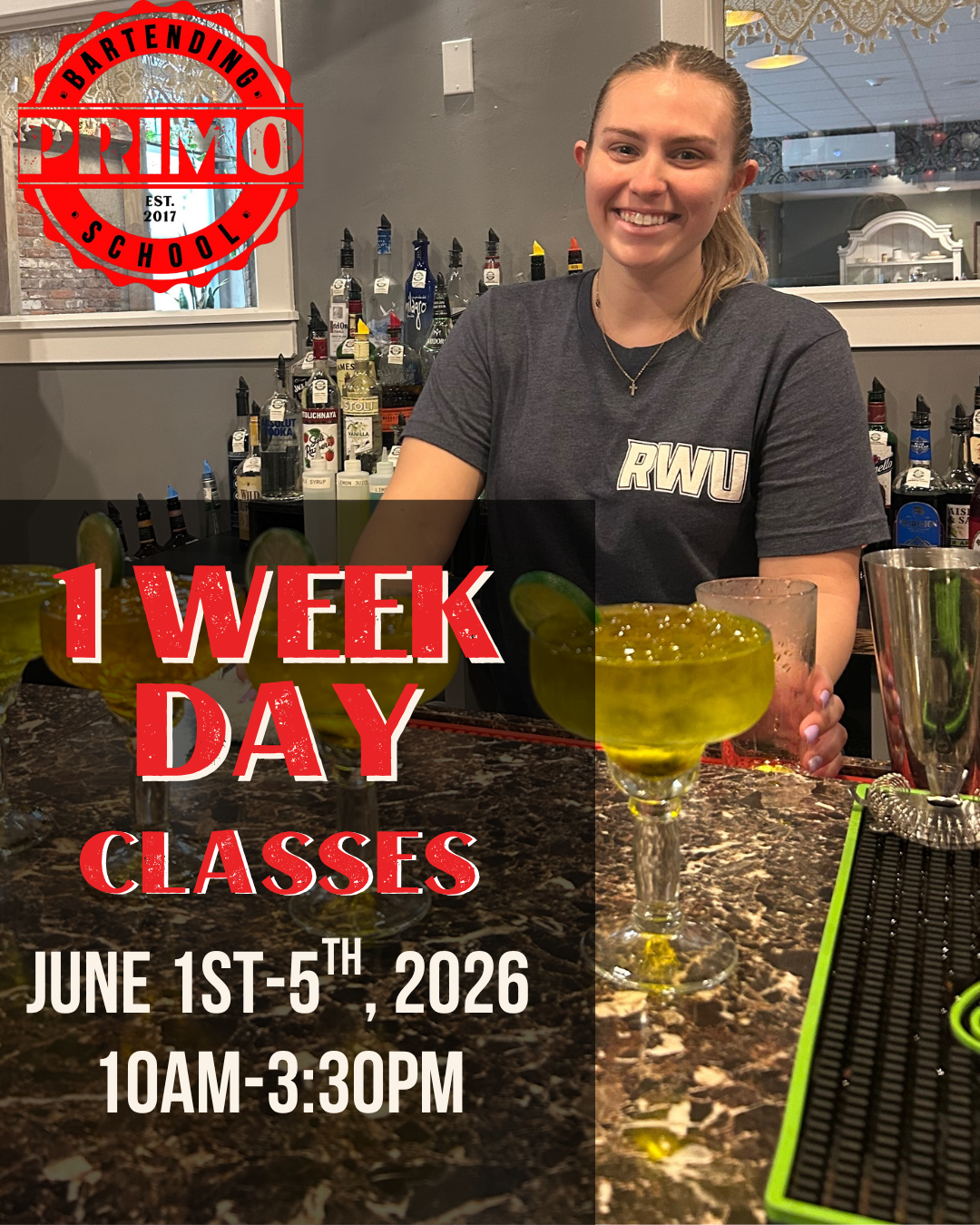 1 Week Day Class 